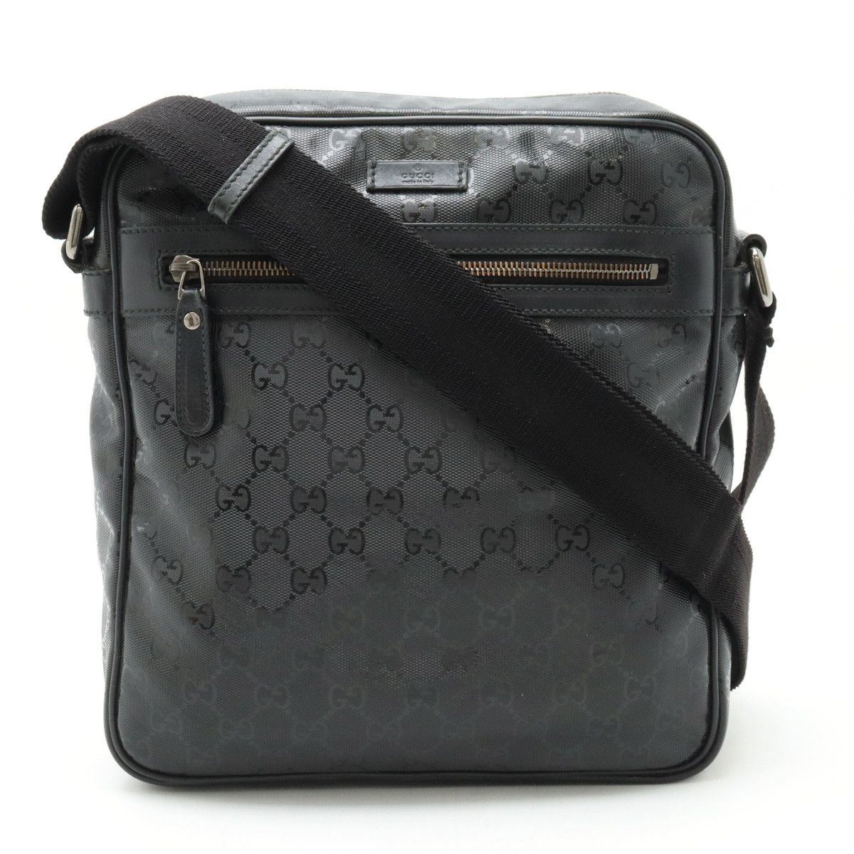 Gucci Gucci Gucci GG Imprime PVC Leather Shoulder Bag Pochette 201448 Canvas Crossbody Bag 201448 in Very Good Condition Size ONE SIZE - 1 Thumbnail