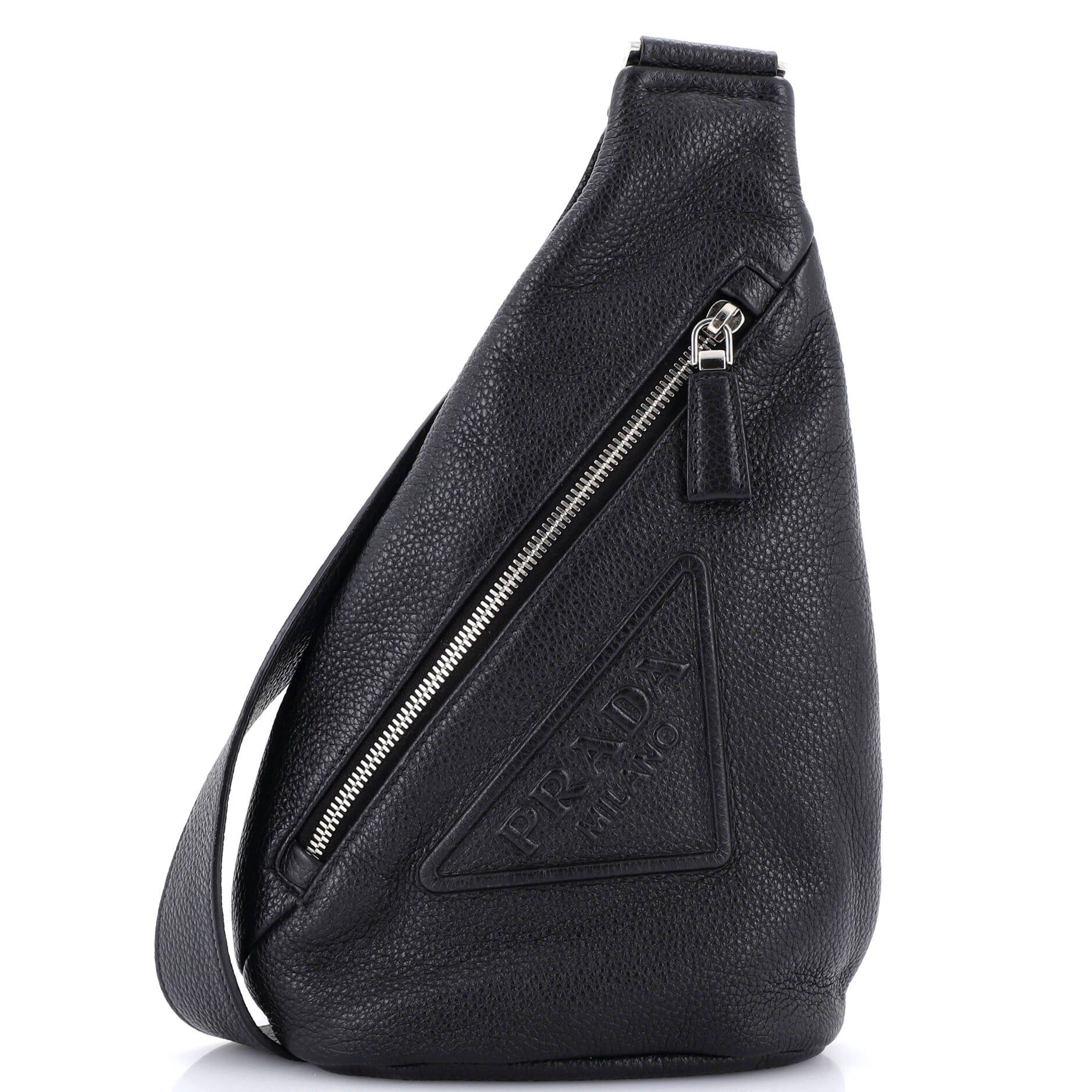 Prada Triangle Logo Sling Bag Size ONE SIZE - 1 Thumbnail