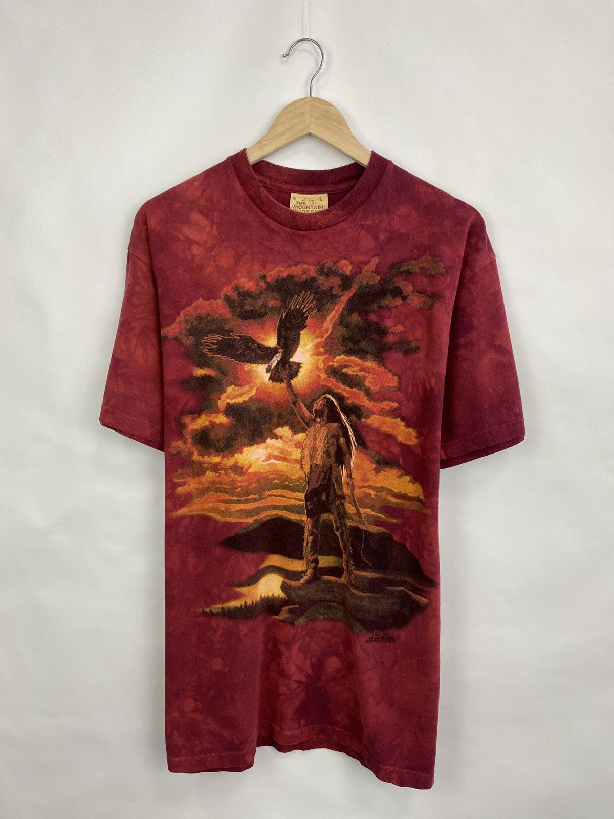 The Mountain 🇺🇸 Vintage 1997 Navajo Indian people Eagle the mountain tee Size US L / EU 52-54 / 3 - 3 Thumbnail