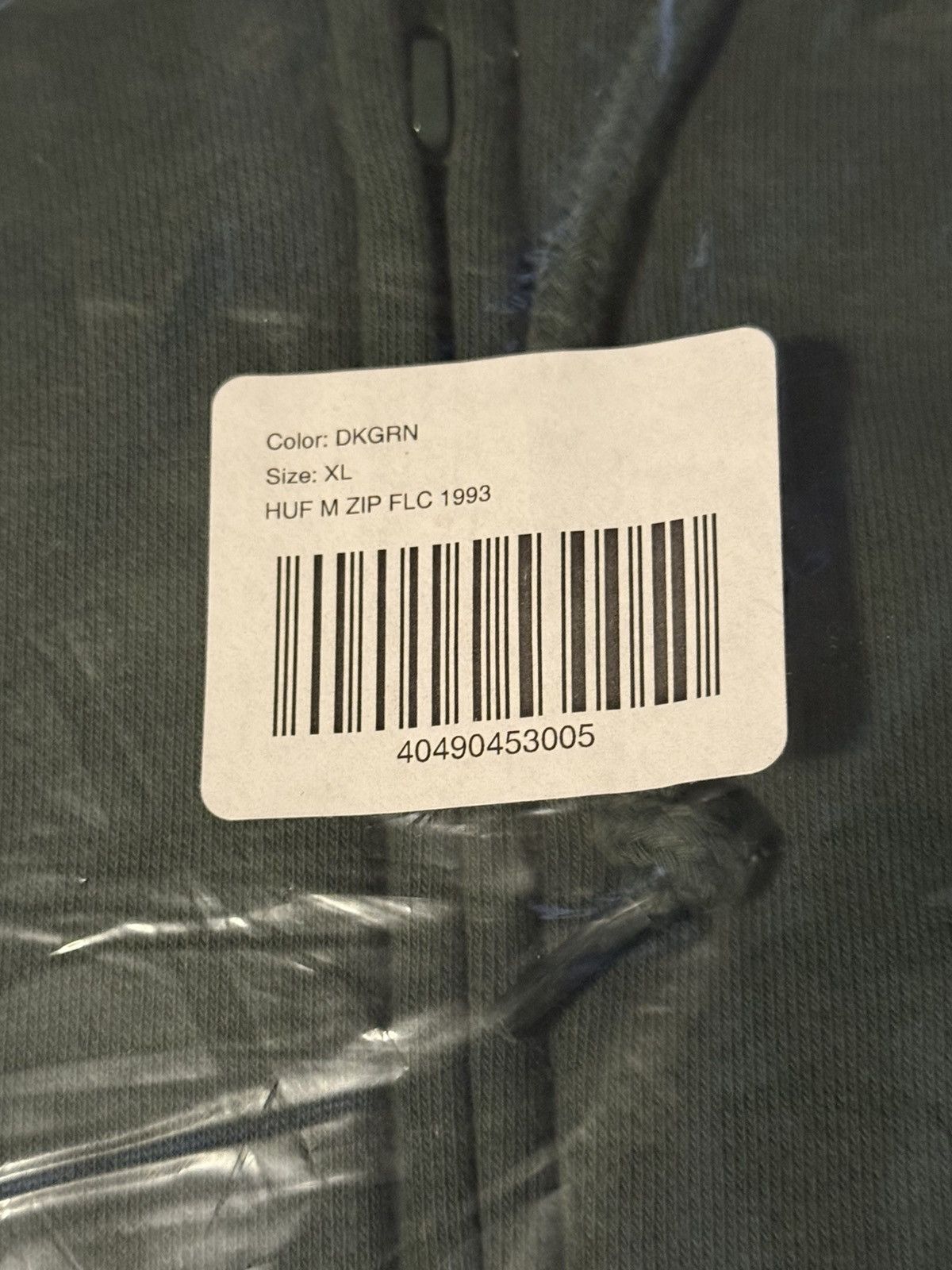 Huf HUF Worldwide Men’s 1993 Full Zip Hoodie Green Brand New DS Size US XL / EU 56 / 4 - 5 Thumbnail