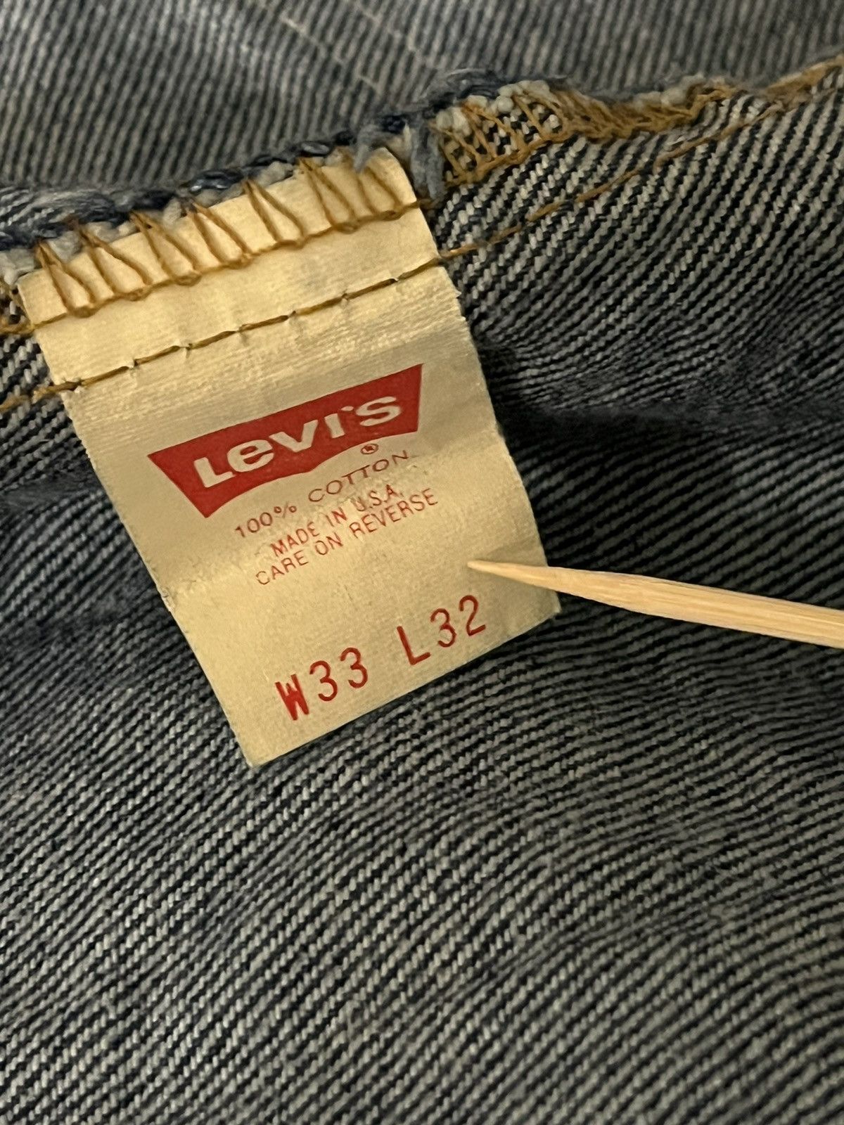 Levi's Vintage Clothing × Vintage Levi’s orange tab made in USA jeans Size US 33 - 6 Thumbnail