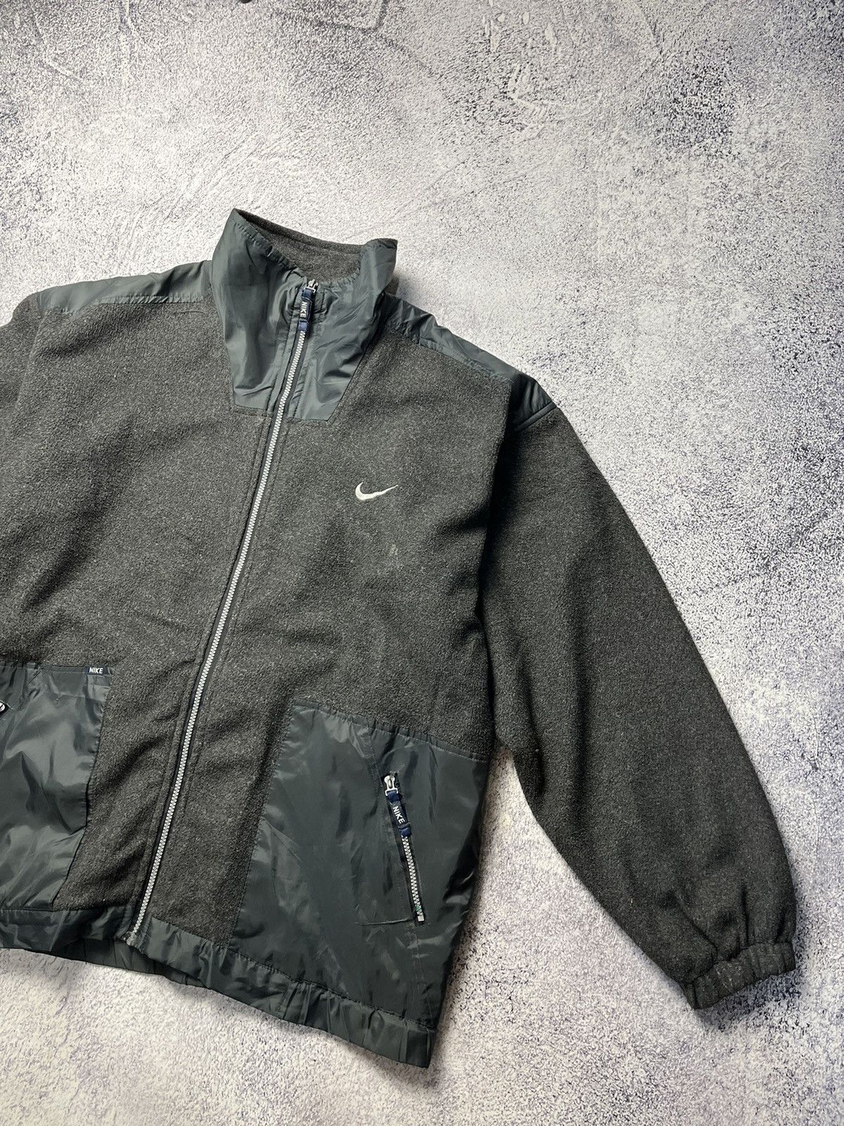 Nike Vintage Nike Zoom Fleece Jacket Baggy styles 90's Y2K Size US XXL / EU 58 / 5 - 4 Thumbnail