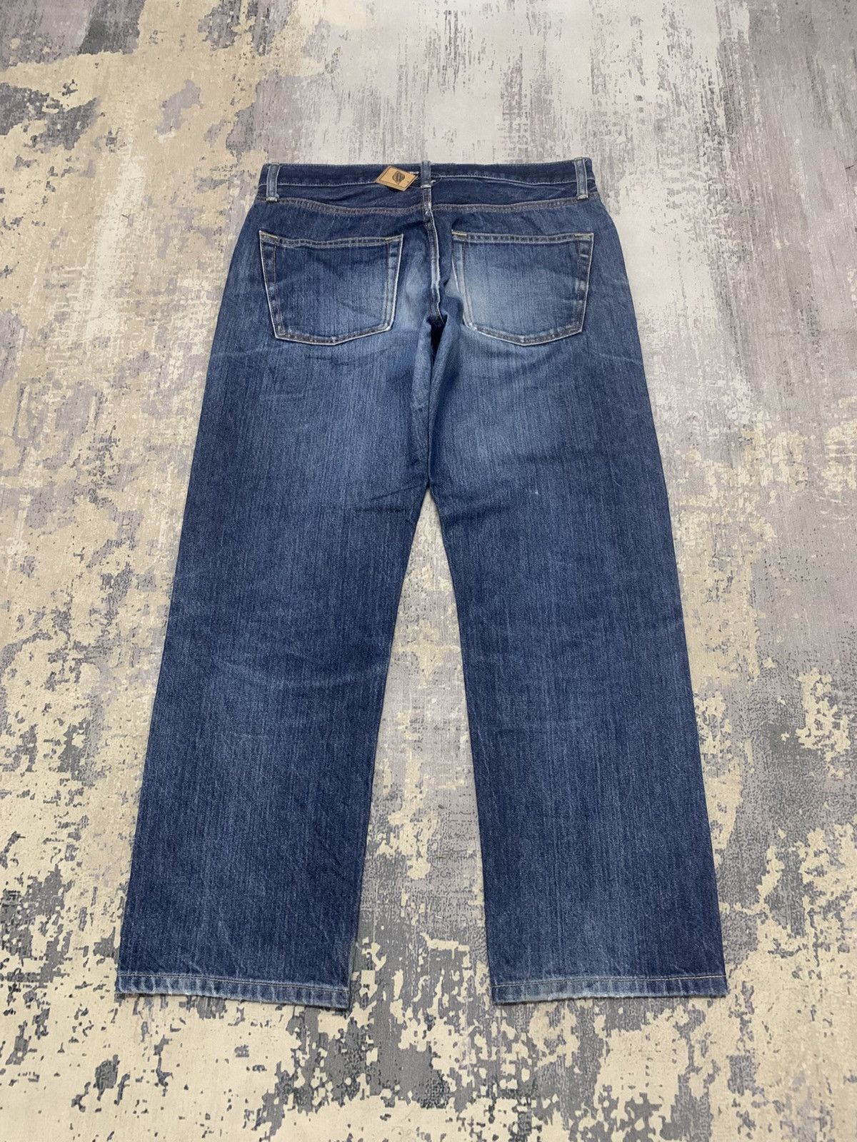 Japanese Brand Vintage Uniqlo Rusty Claw Mark Japanese Denim Jeans Size US 32 / EU 48 - 6 Thumbnail