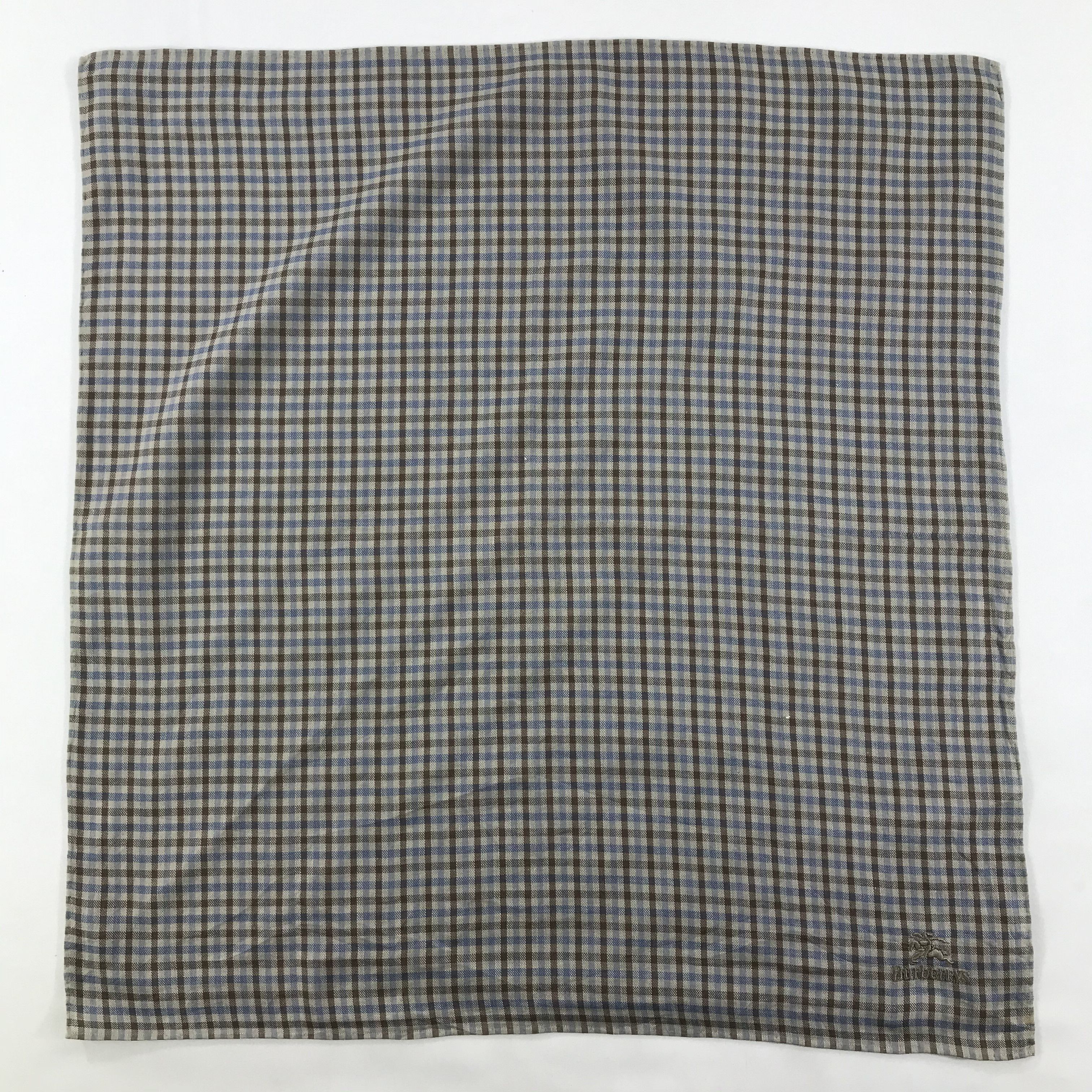 Burberry × Vintage Burberry Bandana / Handkerchief / Neckerchief - S1354 Size ONE SIZE - 1 Thumbnail