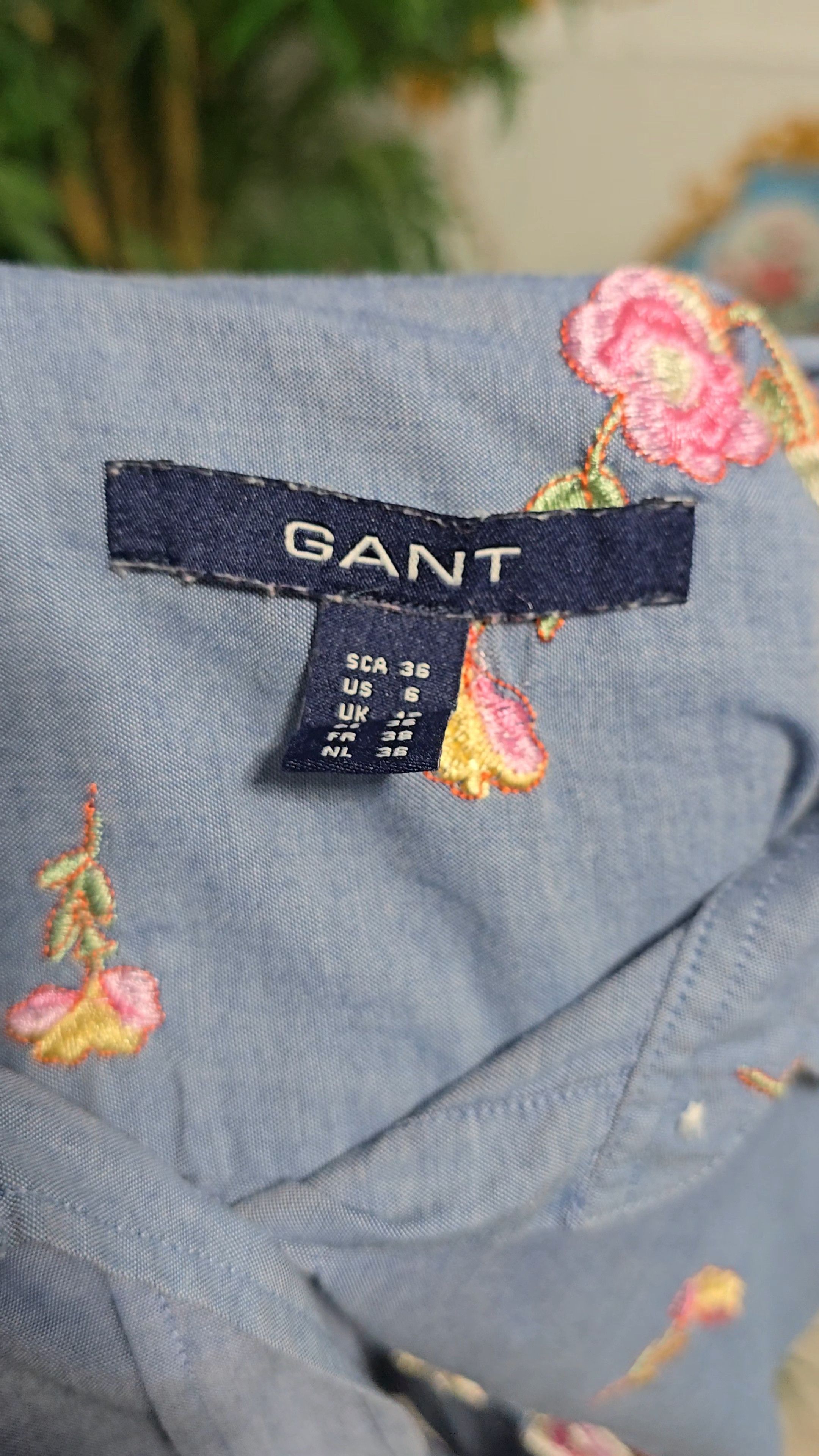 Gant GANT rare Shirt , floreal pattern in NEW CONDITION Size S / US 4 / IT 40 - 11 Thumbnail