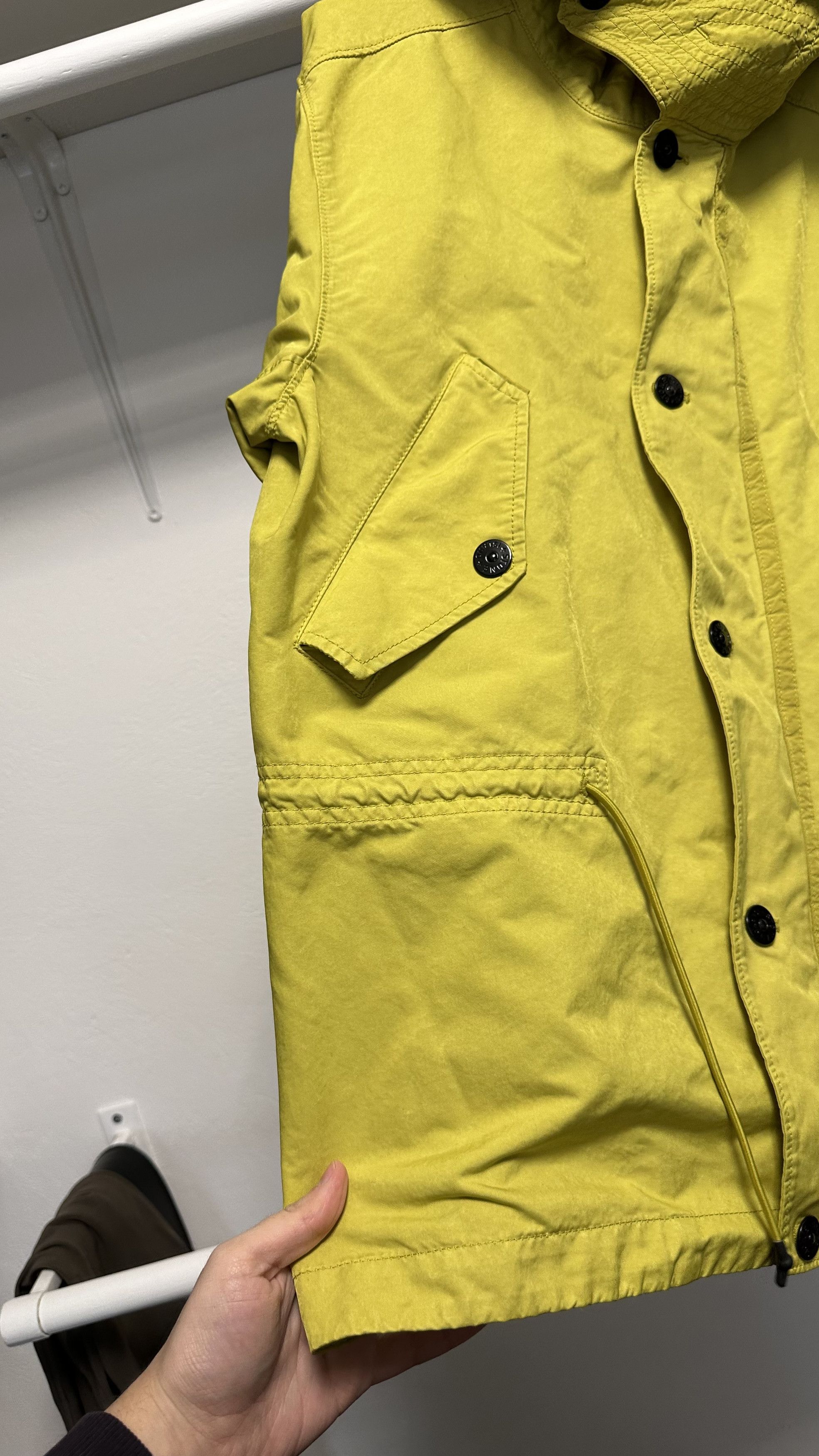 Stone Island Stone Island Yellow David TC Garment Dyed Parka Jacket Size US S / EU 44-46 / 1 - 4 Thumbnail