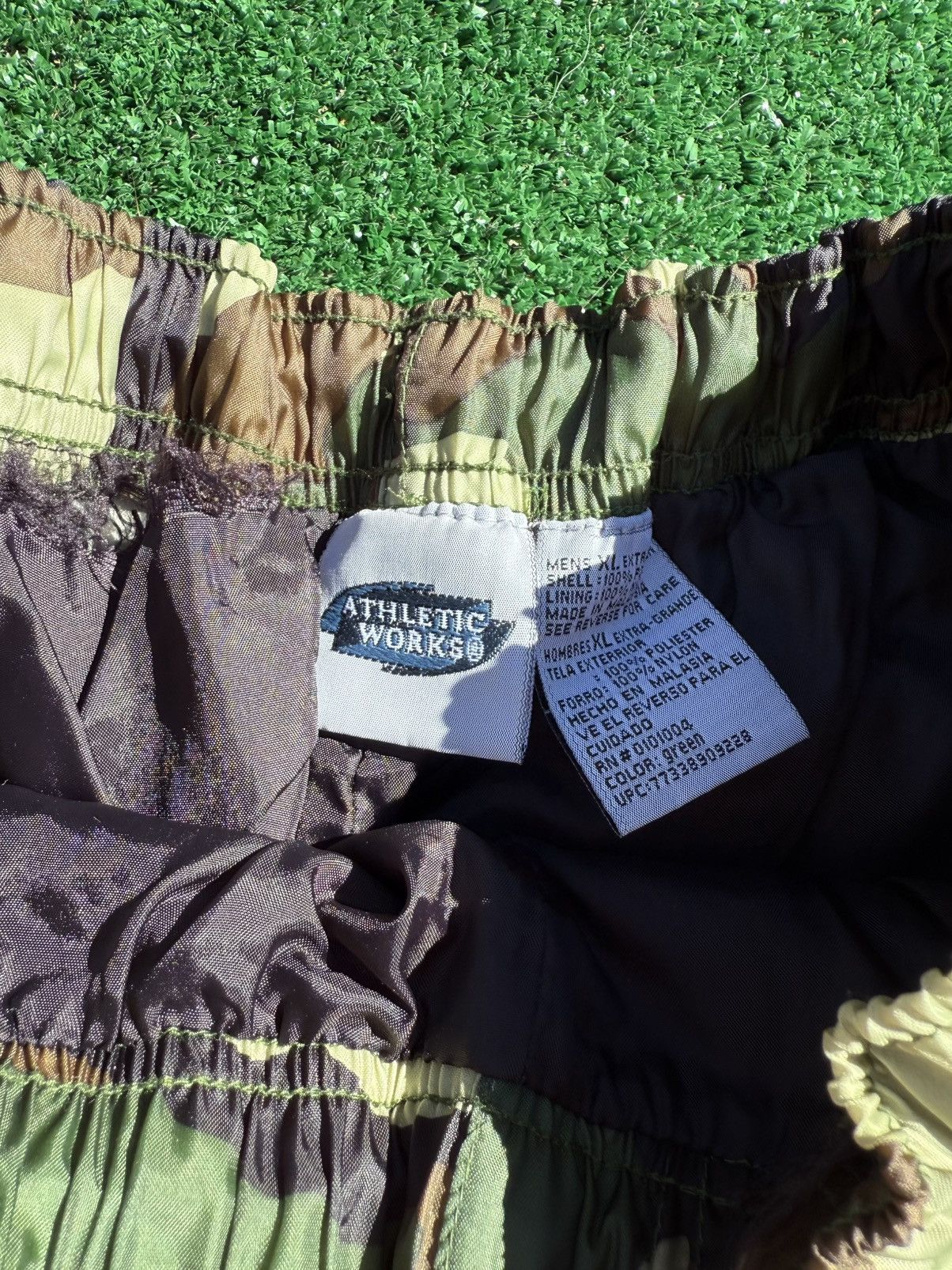 Japanese Brand × Vintage Baggy Camo Shorts Size US 34 / EU 50 - 2 Thumbnail