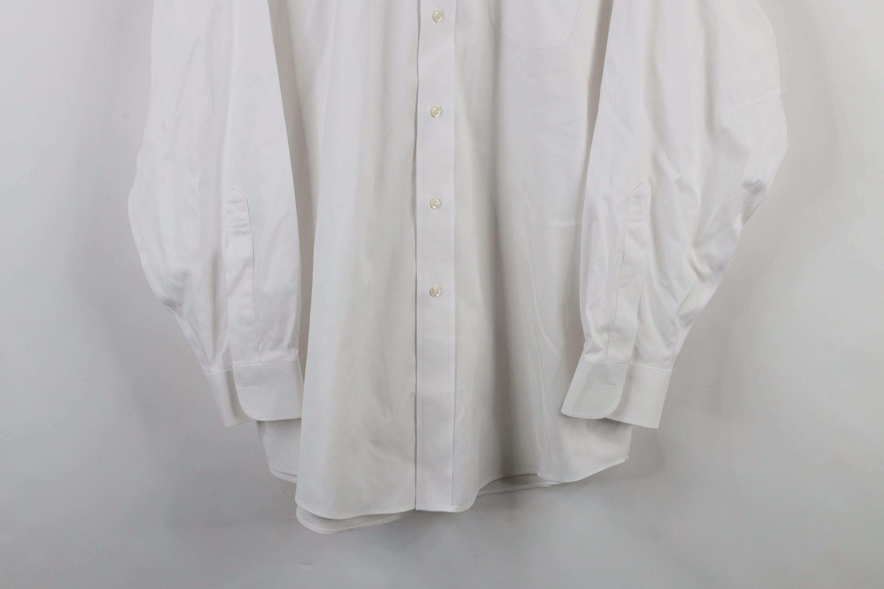 Brooks Brothers × Vintage Vintage 90s Brooks Brothers Cotton Button Down Shirt White Size US M / EU 48-50 / 2 - 3 Thumbnail