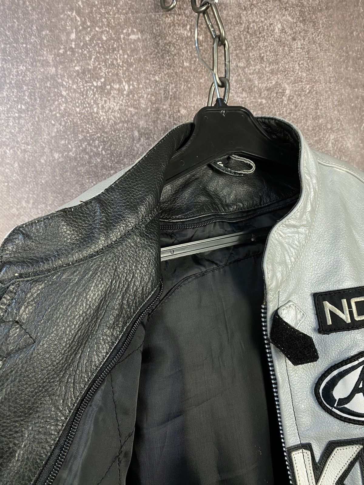 Other 1990’s Vintage Nokia Moto Racing Leather Jacket Size US S / EU 44-46 / 1 - 16 Thumbnail