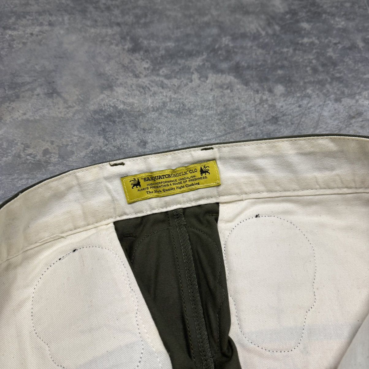 Sasquatchfabrix Sasquatchfabrix Embroidered Sugar Skull Green Khaki Pants Size US 32 / EU 48 - 8 Thumbnail