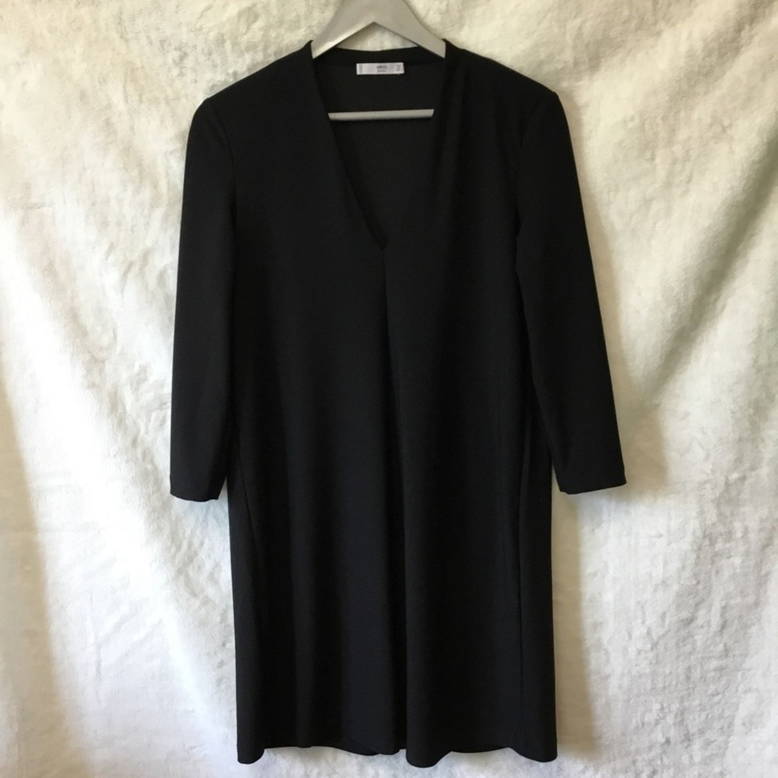 Mango Mango Black Long Sleeve Dress Size S / US 4 / IT 40 - 1 Thumbnail
