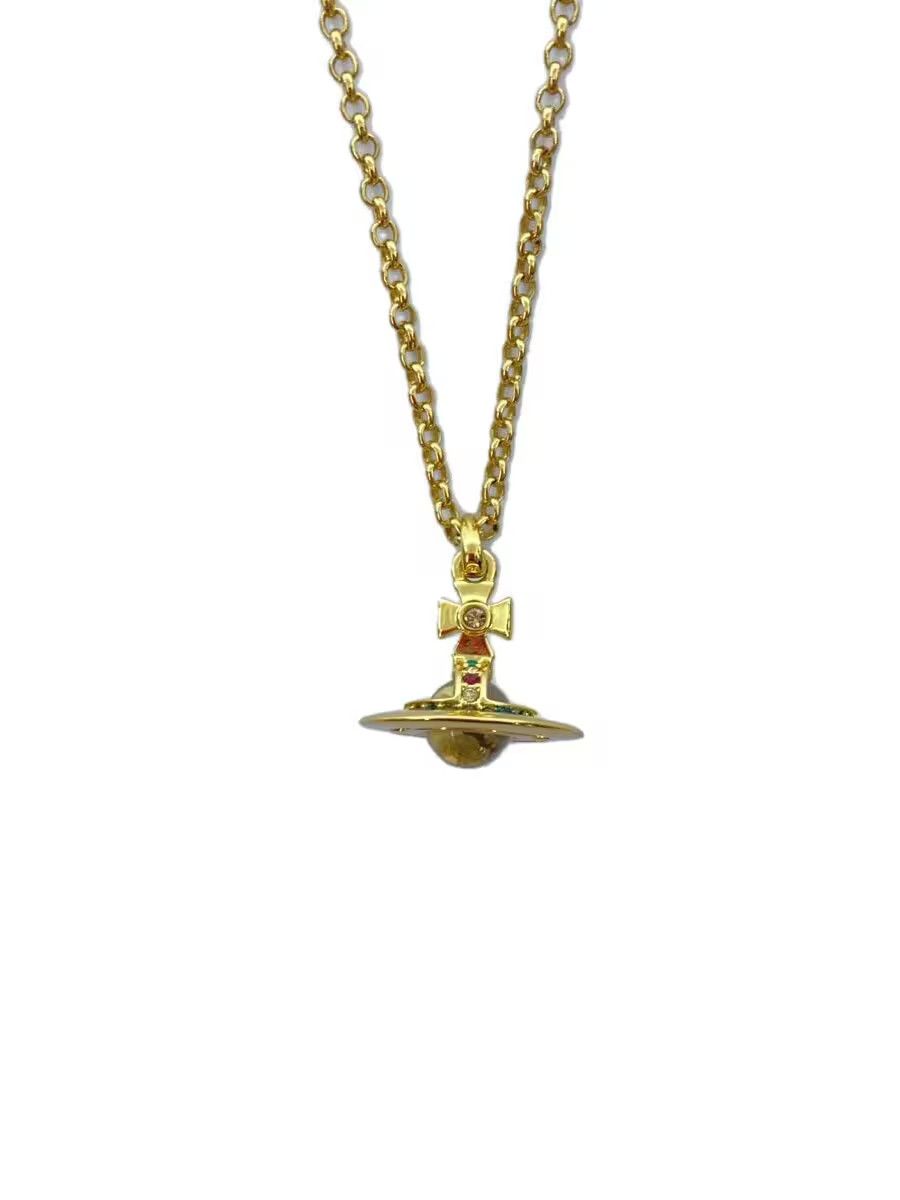 Vivienne Westwood 3D Orb Crystal Necklace Size ONE SIZE - 1 Thumbnail