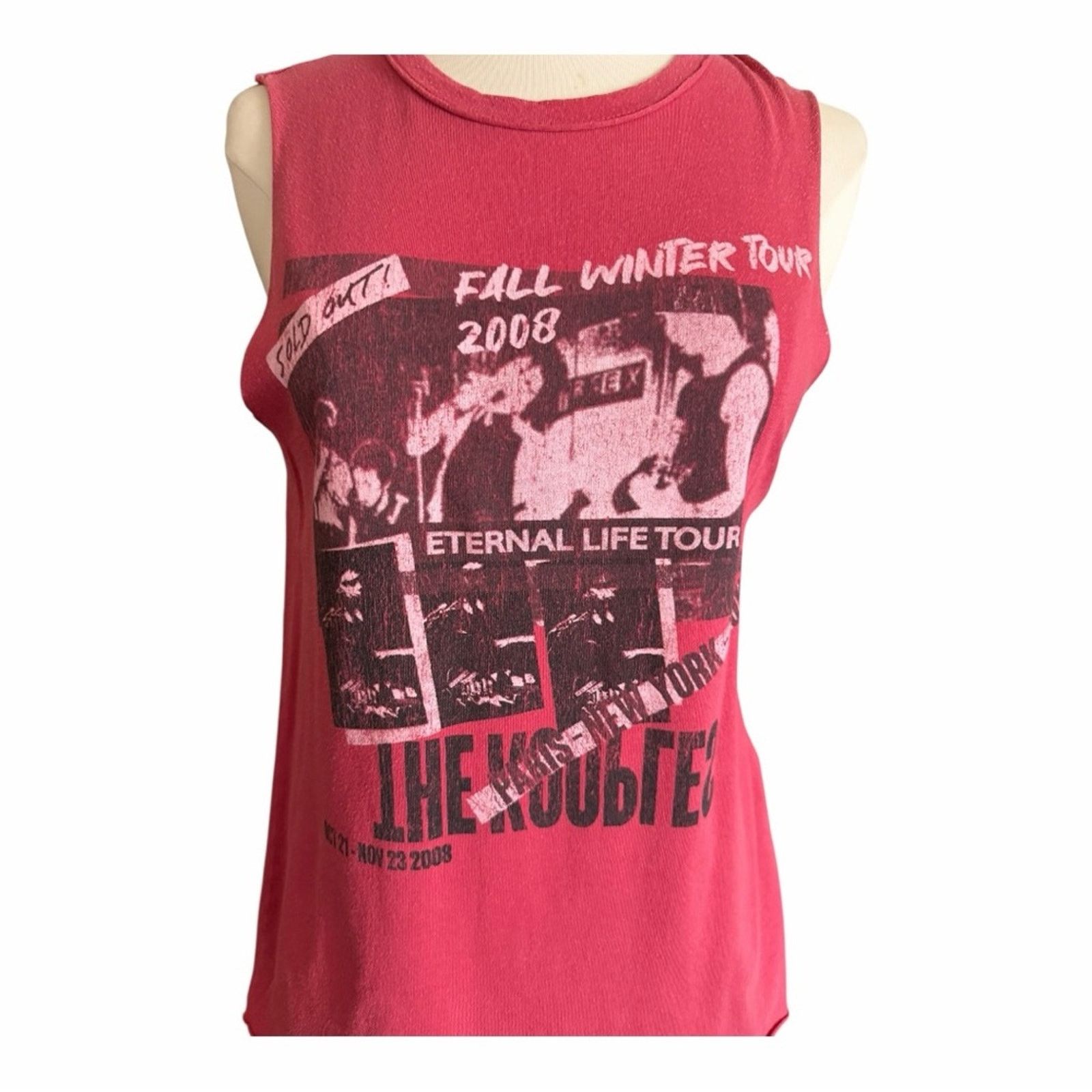 The Kooples The Kooples Eternal Life Tour 2008 Red Tank Women’s SZ 0 NWT Size XS / US 0-2 / IT 36-38 - 2 Thumbnail