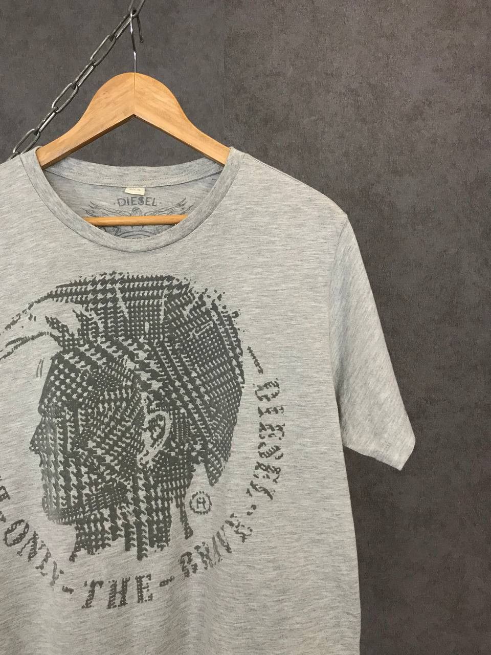 Diesel Diesel vintage designer big logo tee Size US XL / EU 56 / 4 - 2 Thumbnail