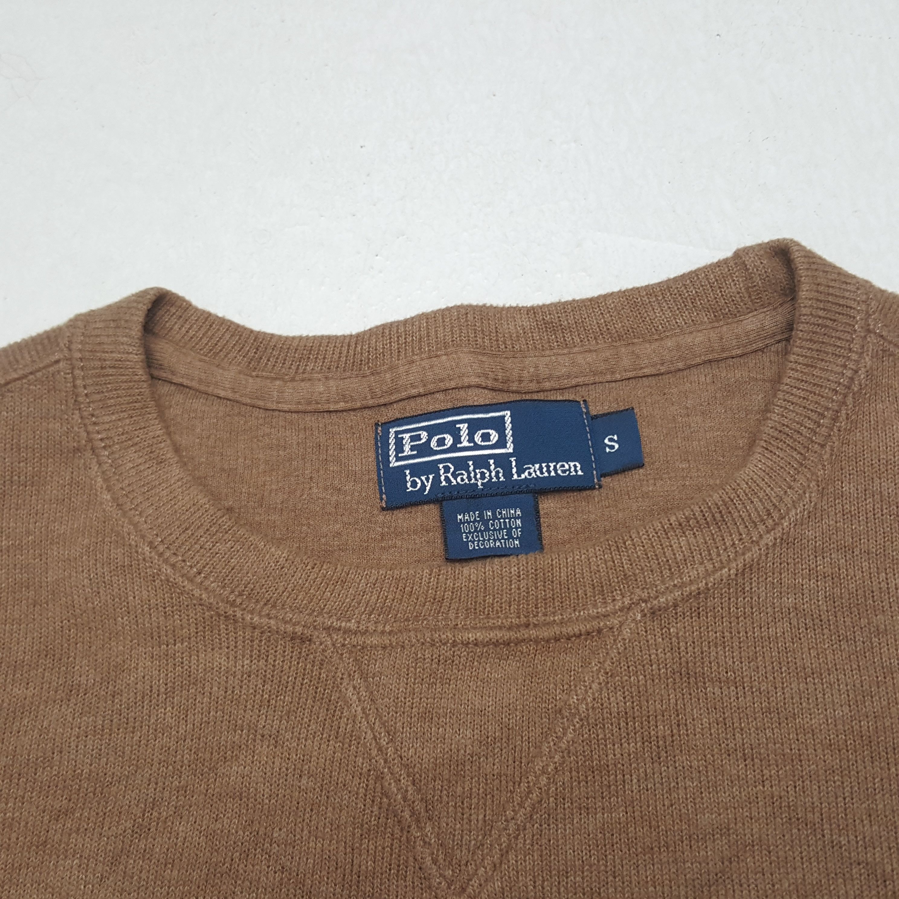 Polo Ralph Lauren × Vintage Vintage Polo Ralph Lauren Patch Logo Sweatshirt Size US S / EU 44-46 / 1 - 4 Thumbnail