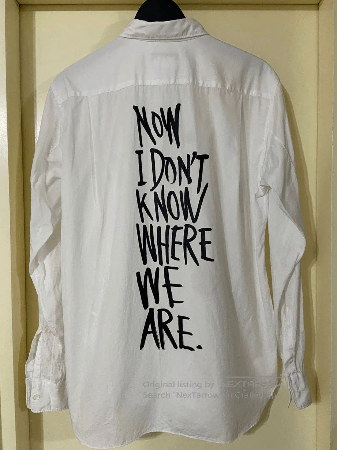 Comme des Garcons Homme Plus Comme Des Garcons Homme Plus 15SS Slogan Shirt. Size US S / EU 44-46 / 1 - 1 Thumbnail