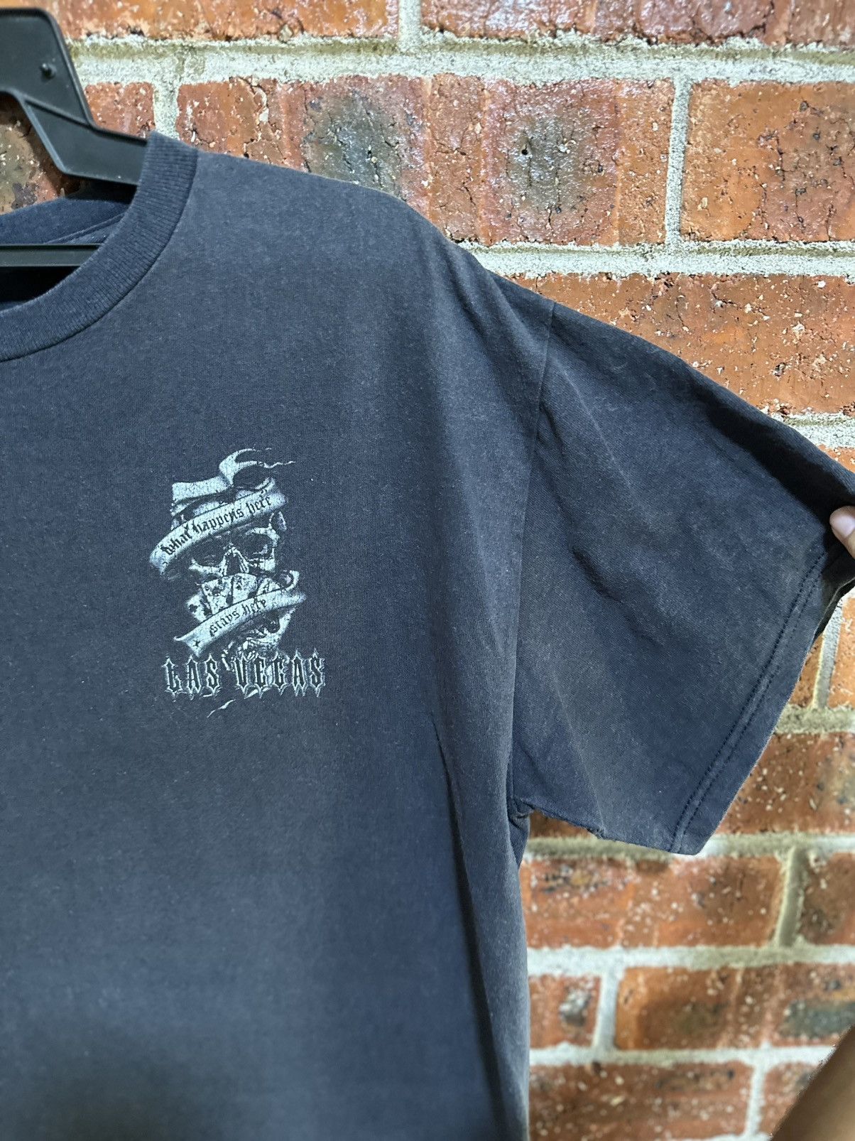 Jerzees Vintage Las Vegas What Happens In Vegas Faded Tee Size US L / EU 52-54 / 3 - 7 Thumbnail