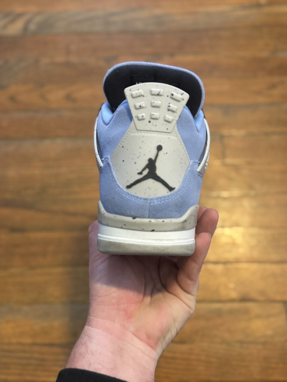 Jordan Brand × Nike JORDAN 4 RETRO UNIVERSITY UNC BLUES Size US 11.5 / EU 44-45 - 15 Thumbnail