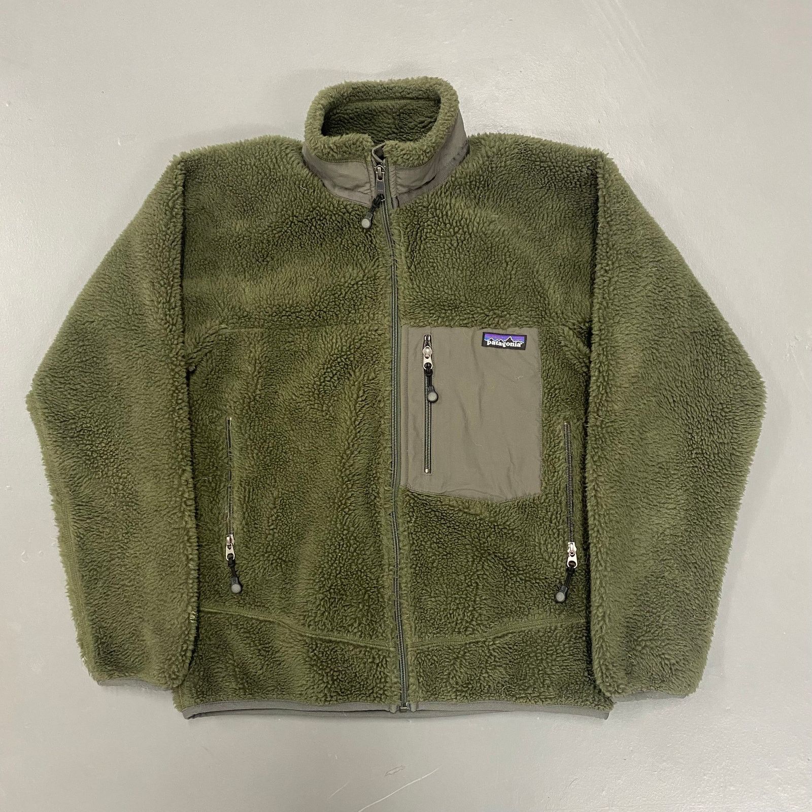 image of 2000S Green Patagonia Retro X Deep Pile Fleece, Men's (Size XS)