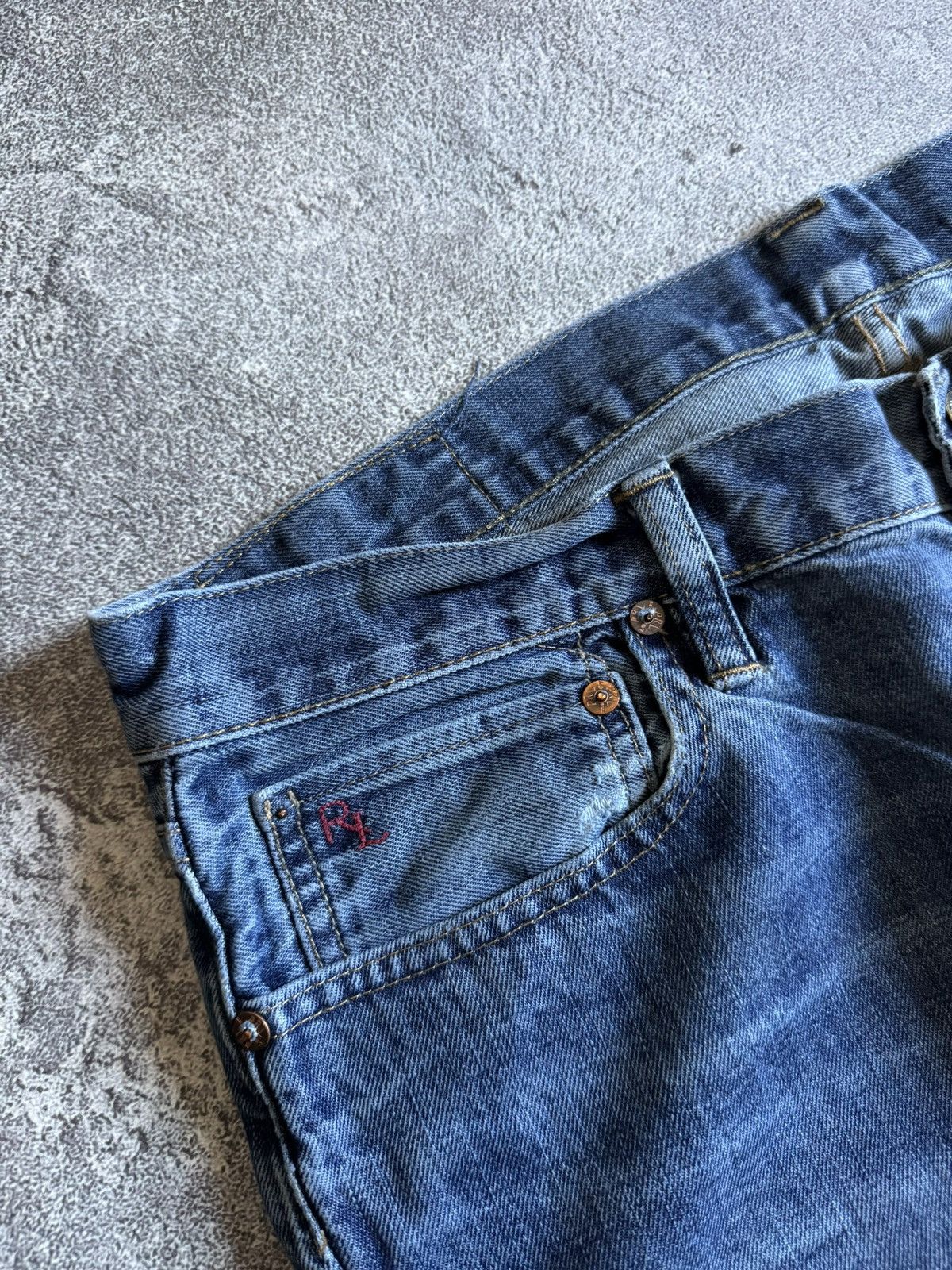 Polo Ralph Lauren Polo Ralph Lauren 38/34 denim pants trousers jeans baggy 90s Size US 38 / EU 54 - 10 Thumbnail