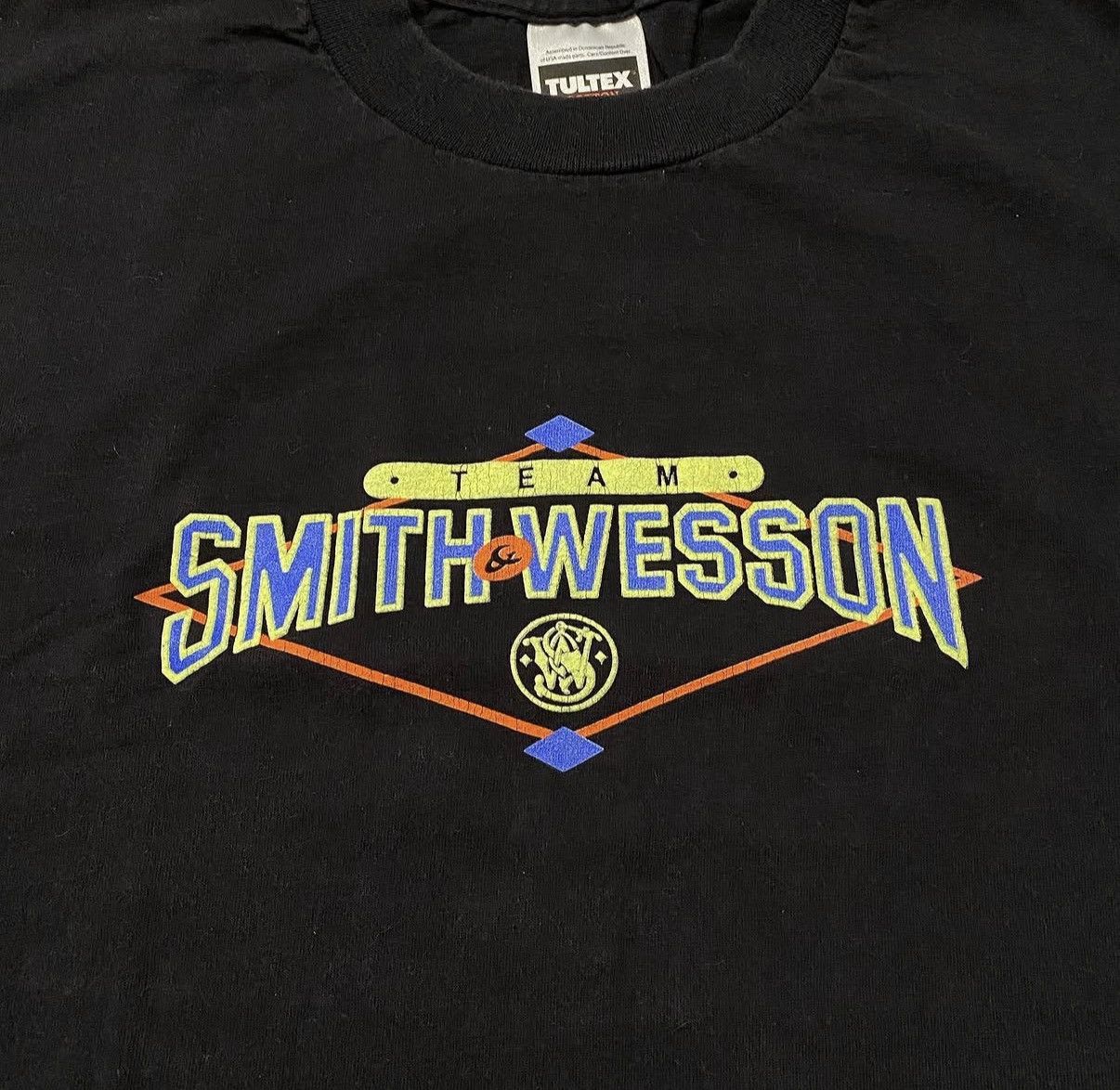 Vintage Vintage Team Smith & Wesson T-Shirt Size US XL / EU 56 / 4 - 2 Thumbnail