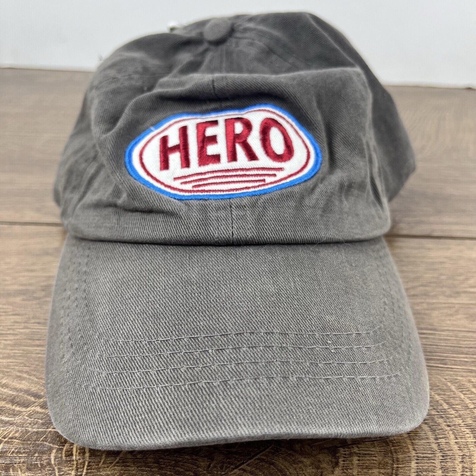 Other Gray Hero Hat Hero Baseball Hat Gray Adjustable Hat Gray Adu Size ONE SIZE - 3 Thumbnail
