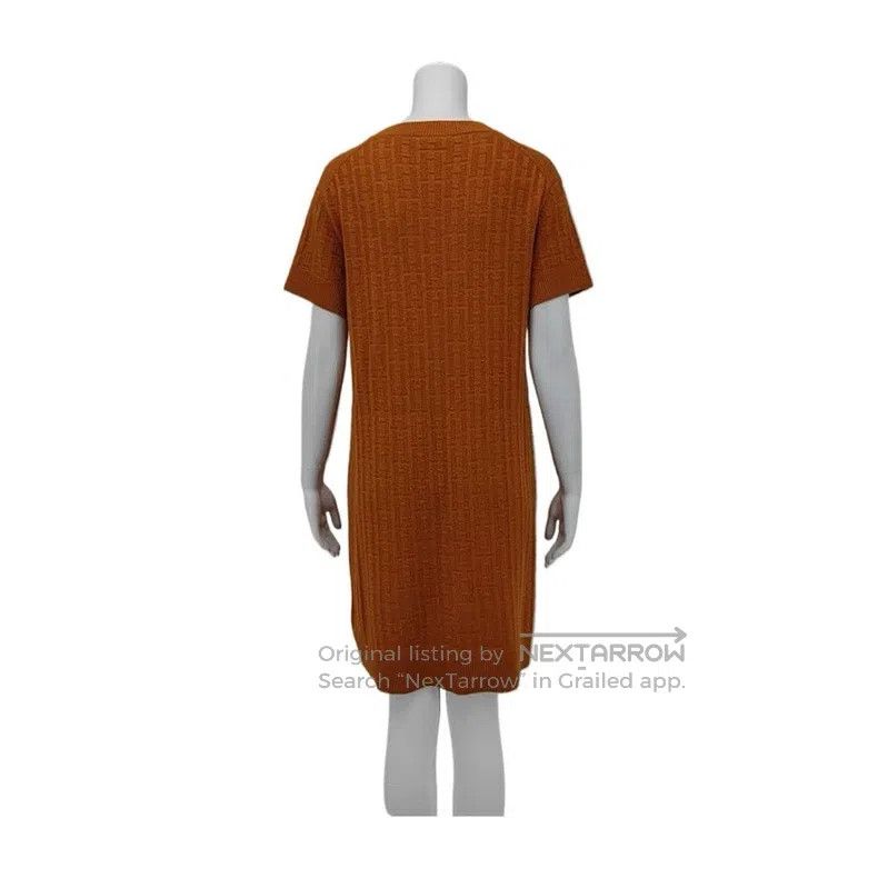 Hermes Hermes Wool short-sleeved dress Size XS / US 0-2 / IT 36-38 - 2 Thumbnail