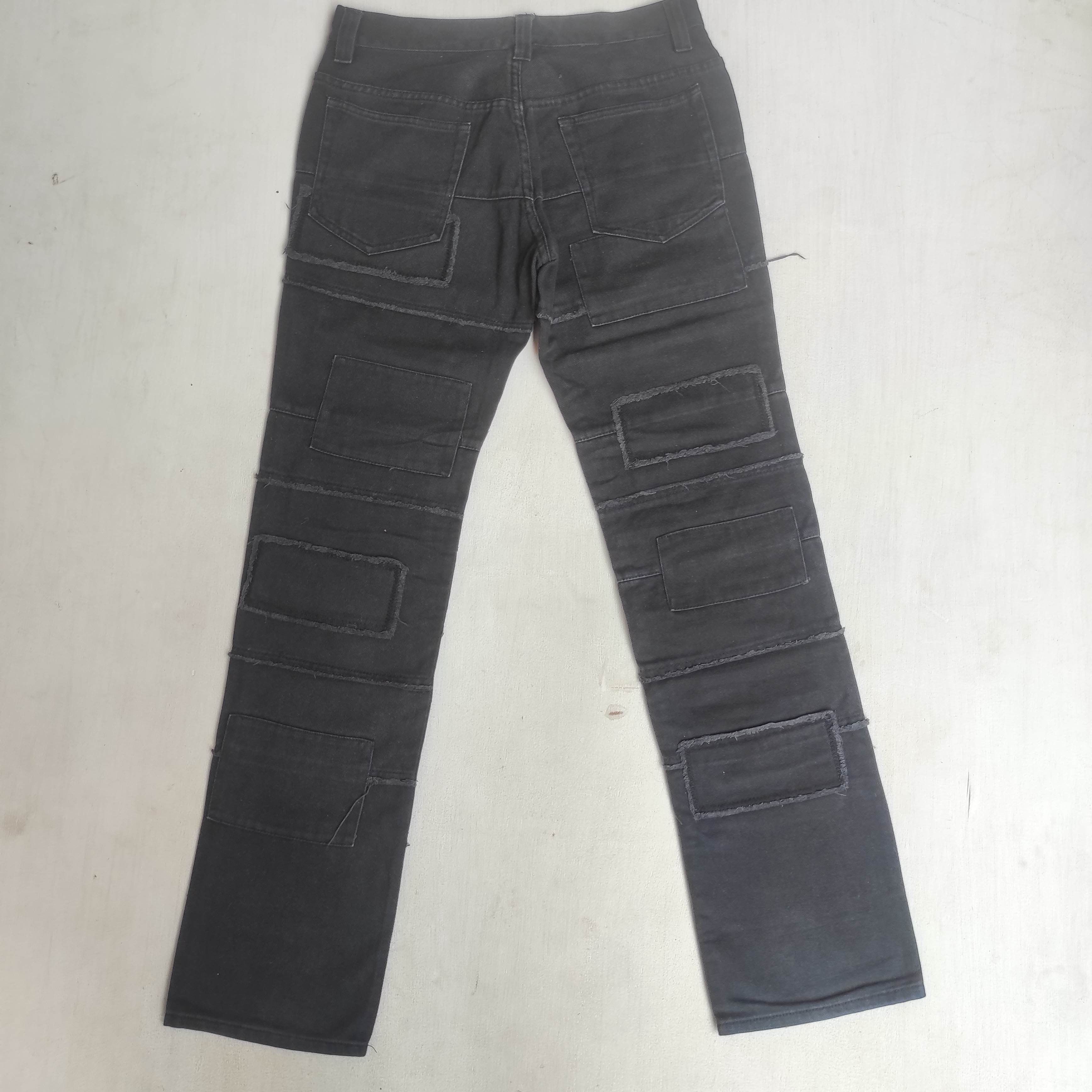 Hysteric Glamour Vintage World Wide Love Patchwork Hagi Denim Jeans Size US 30 / EU 46 - 15 Thumbnail