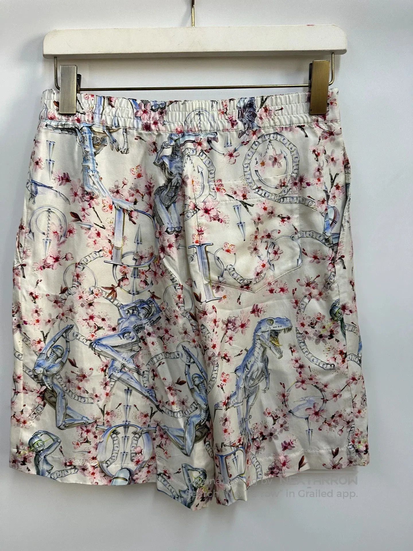 Dior Dior Sorayama Pre-Fall 2019 Silk Shorts. Size US 28 / EU 44 - 3 Thumbnail