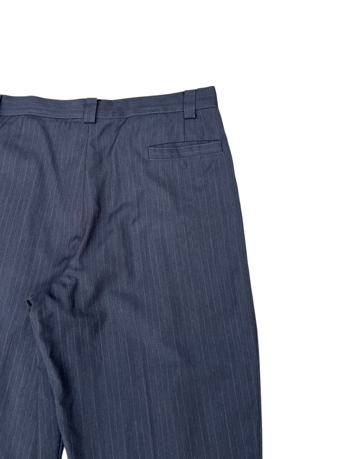 Versace Archive 90s Gianni Versace Stripes Wool Baggy Trouser Pant Size US 36 / EU 52 - 15 Thumbnail