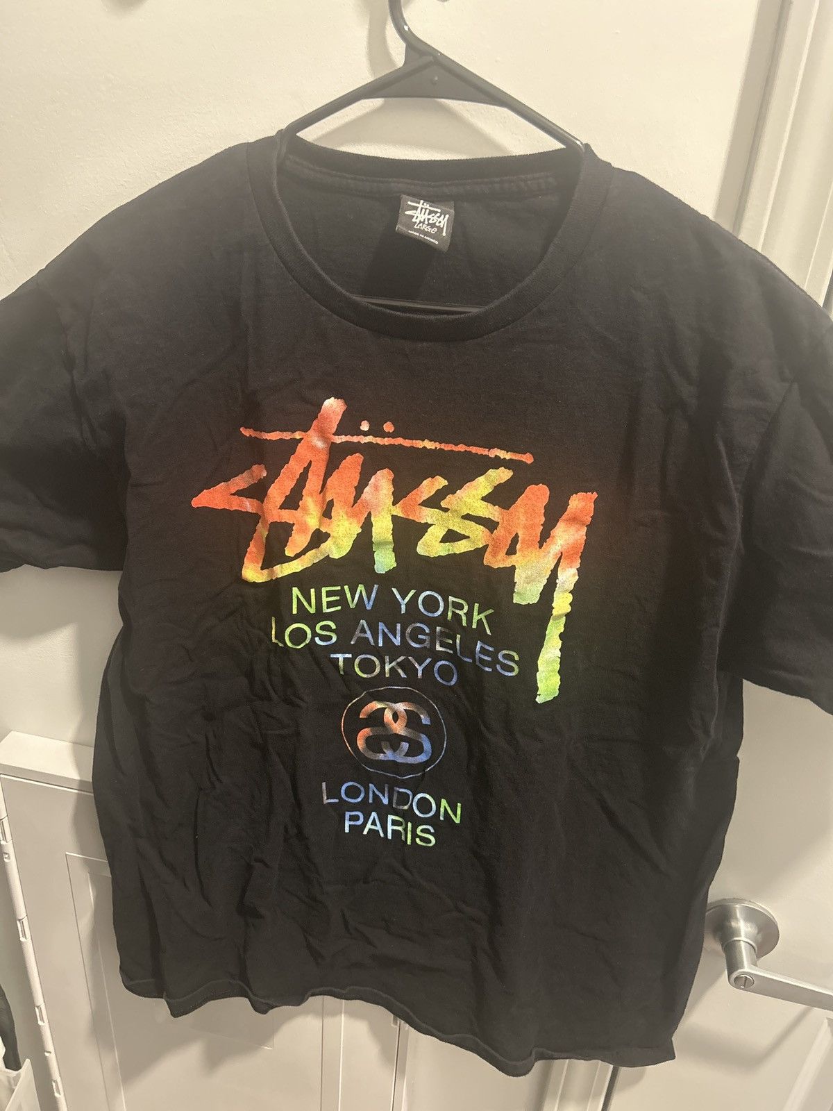 Stussy Vintage Stussy World Tour Shirt Size US L / EU 52-54 / 3 - 1 Thumbnail