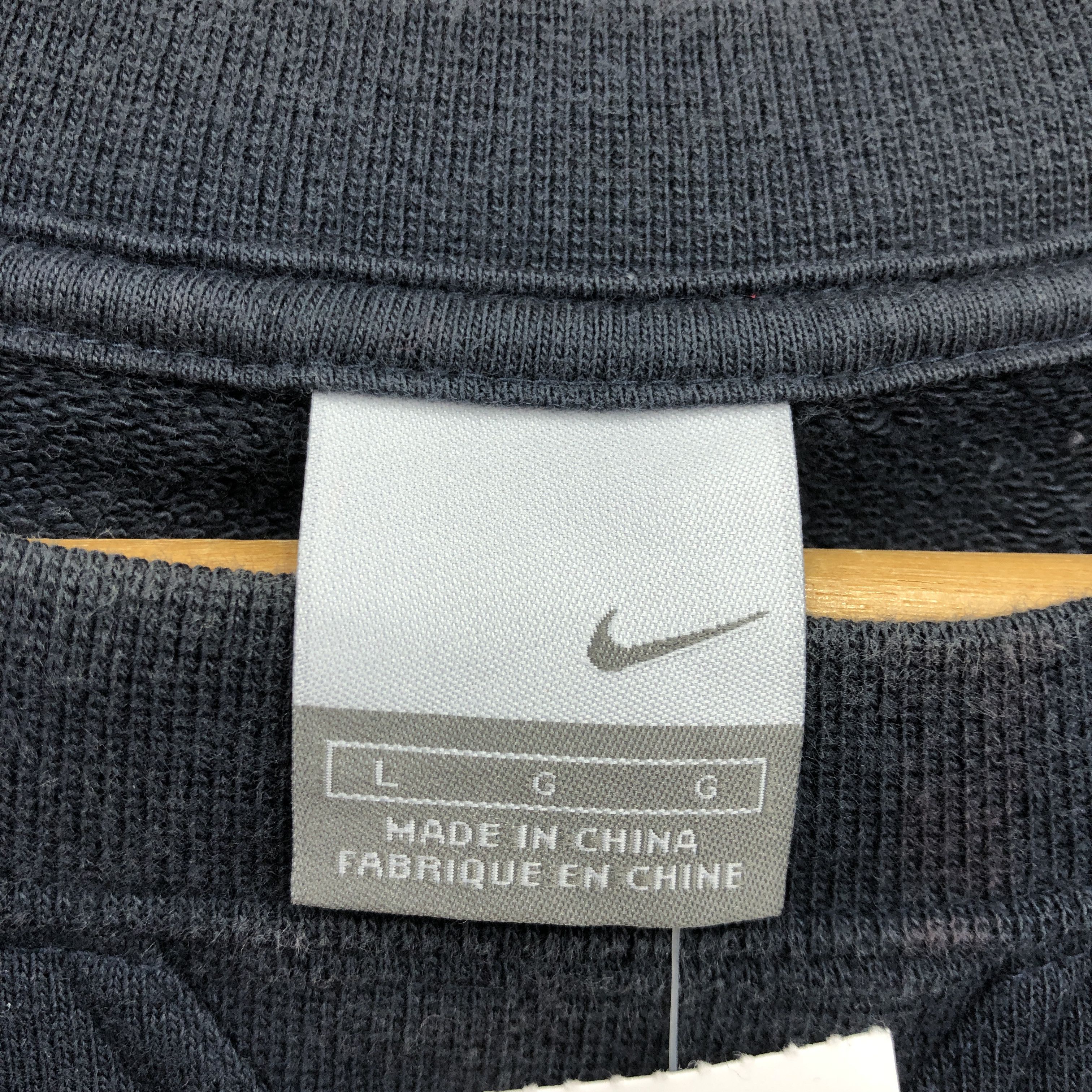 Nike × Vintage Vintage Nike Swoosh Sweatshirt Nike Sweater Jumper Size US L / EU 52-54 / 3 - 4 Thumbnail