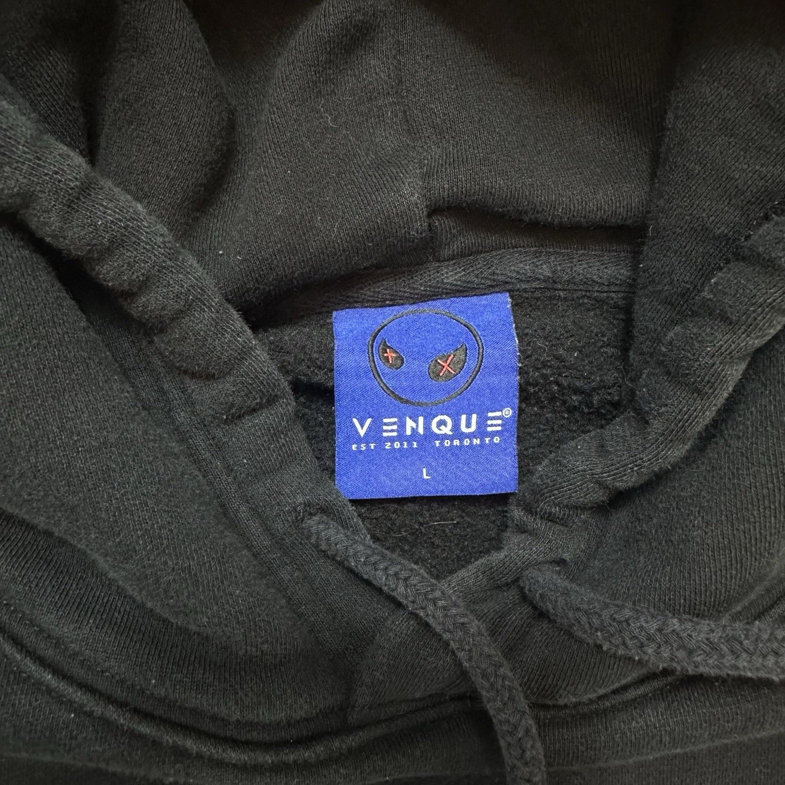 Other Venque Hoodie Pullover Sweatshirt Black Size Large Size US L / EU 52-54 / 3 - 7 Thumbnail
