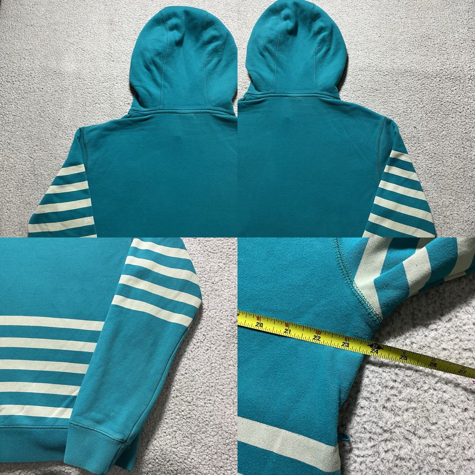 Billionaire Boys Club Billionaire Boys Club Hoodie Mens Large Blue Stripe Pullover Hooded Crew Neck Sweatshirt Slim Fit Graphic Print Pockets Hip Hop Sportswear Size US L / EU 52-54 / 3 - 10 Thumbnail