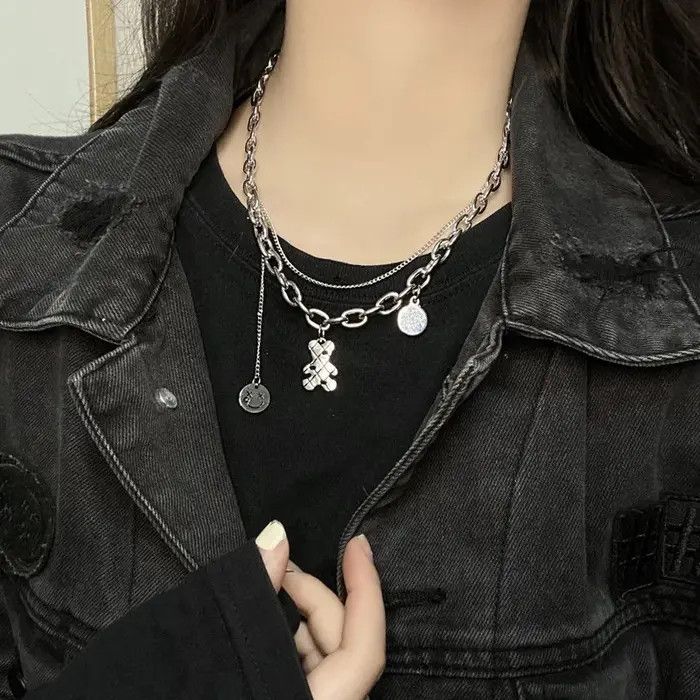Jewelry Korean Bear Choker Necklace Size ONE SIZE - 5 Thumbnail