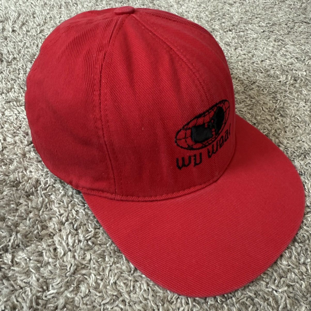 Wu-Tang Clan 🔴Wu Wear Hat Wu-Tang Red Cap Vintage Rare Gza Wu-Tang Clan Size ONE SIZE - 6 Thumbnail