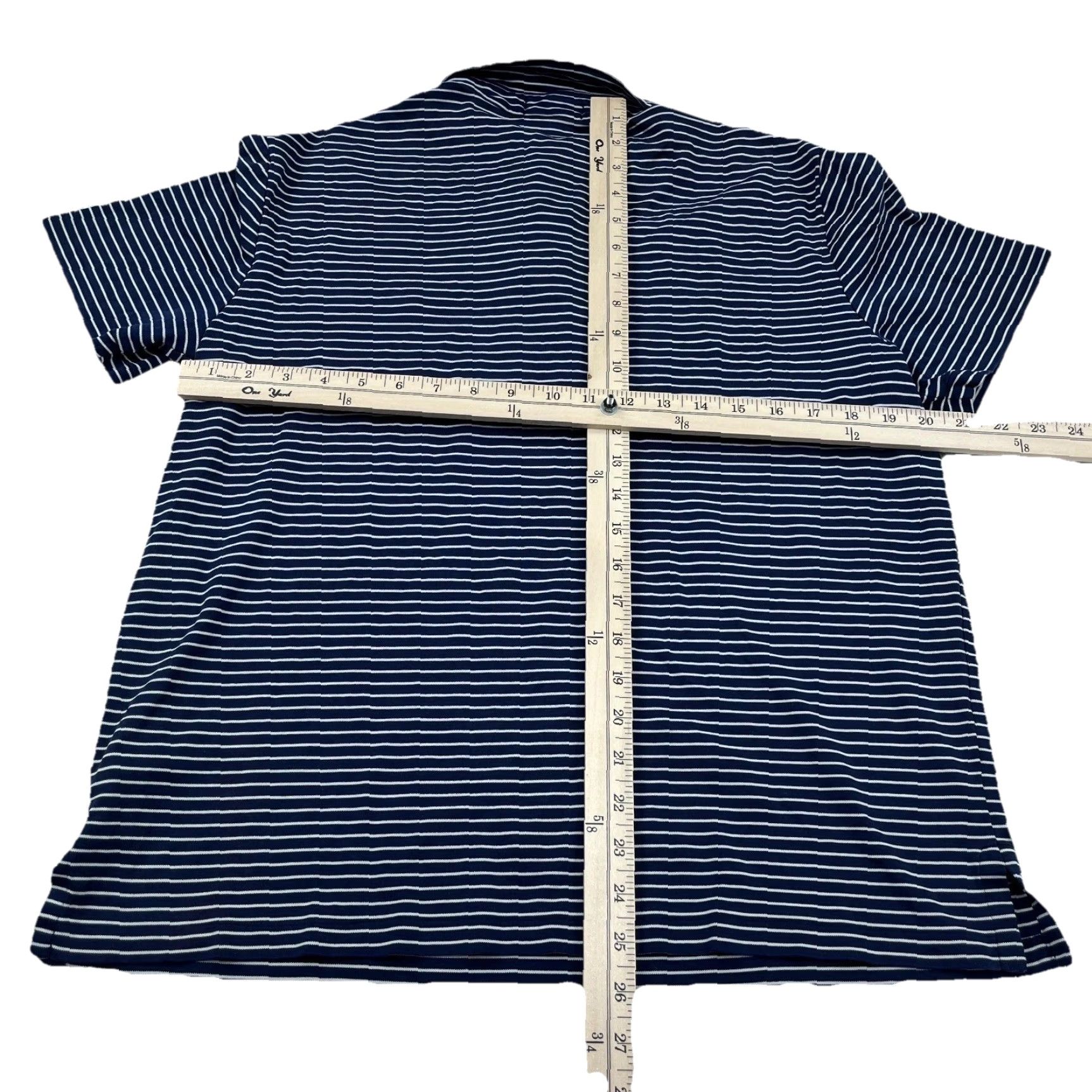 Polo Ralph Lauren Ralph Lauren Polo Shirt Men Large Blue White Striped Golf Size US L / EU 52-54 / 3 - 7 Thumbnail