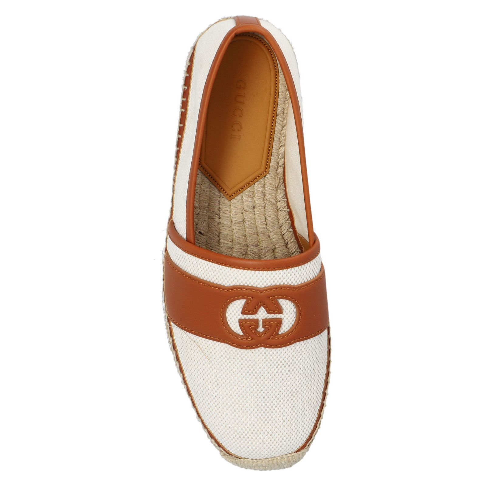 Gucci GUCCI Interlocking G Men's Brown Espadrilles New (Men's size Size US 8 / EU 41 - 4 Thumbnail