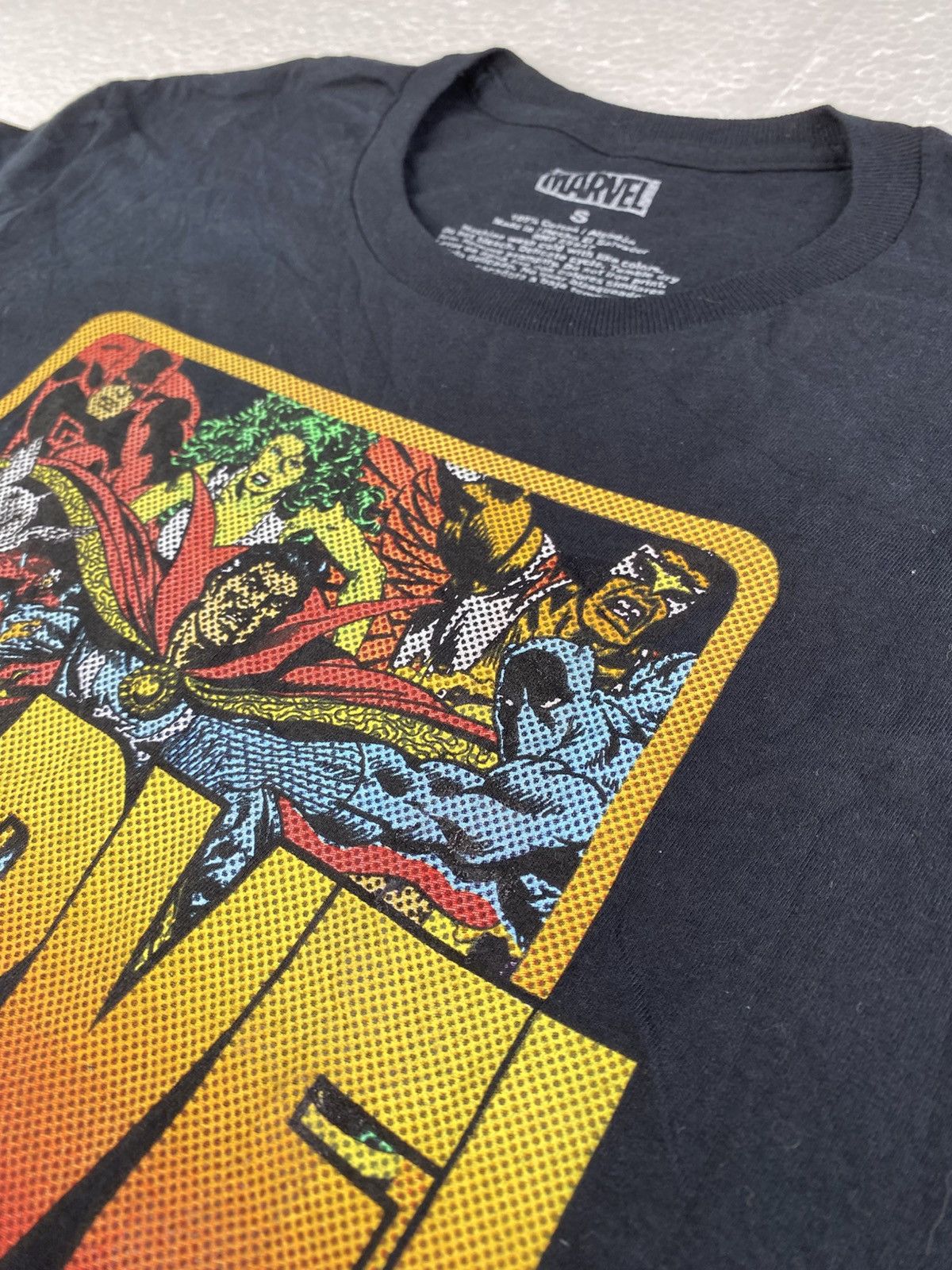 Anime × Marvel Comics × Vintage Marvel Comic Superhero Tshirt (B16) Size US S / EU 44-46 / 1 - 2 Thumbnail