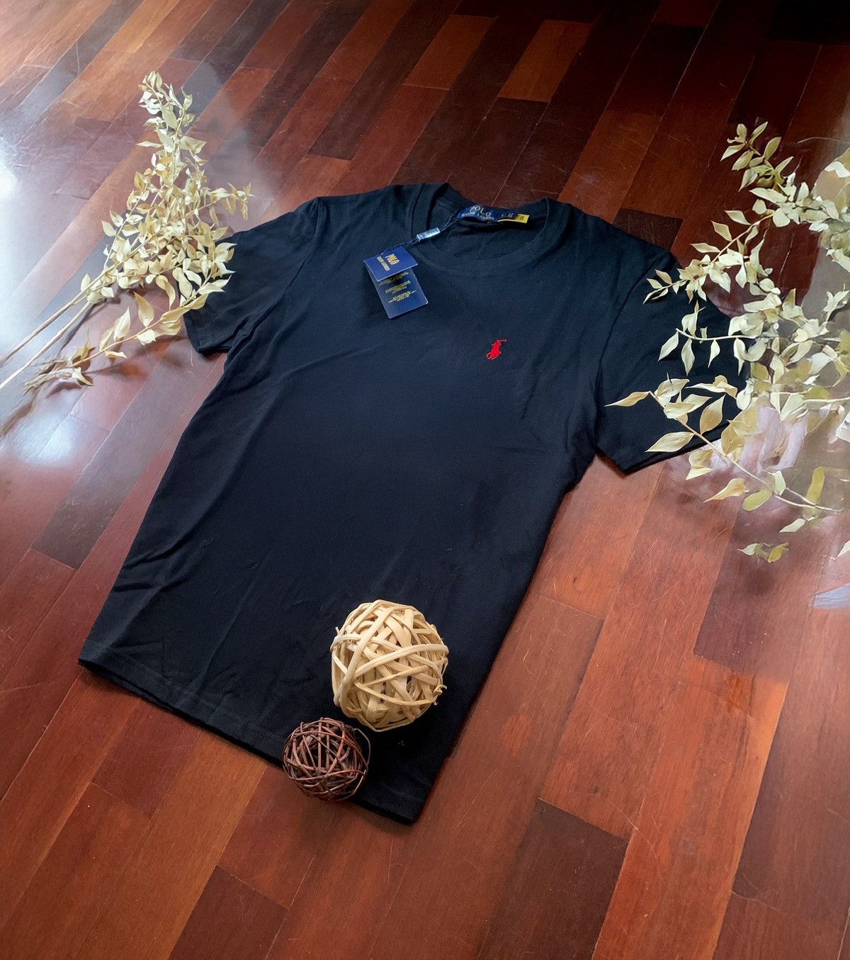 Ralph Lauren 🖤 Ralph Lauren Black Basic T-Shirt with Chest Logo | Size S Size US S / EU 44-46 / 1 - 2 Thumbnail