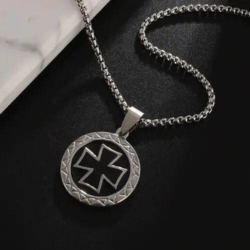 Jewelry Classic Cross Knight Necklace Size ONE SIZE - 2 Thumbnail
