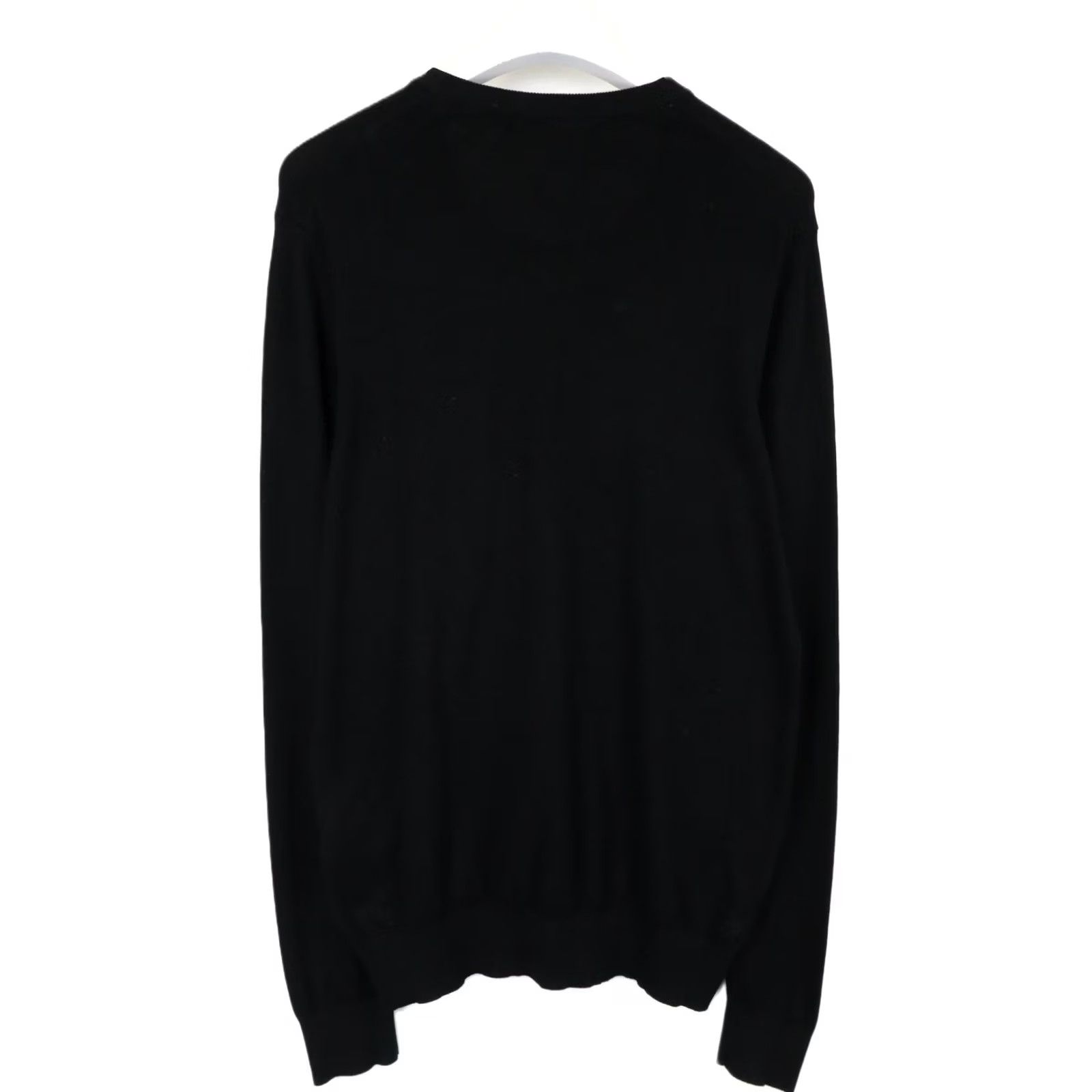 Scotch & Soda SCOTCH & SODA Jumper Men MEDIUM Black Knitted Logo Round Neck Pullover Size US M / EU 48-50 / 2 - 2 Thumbnail