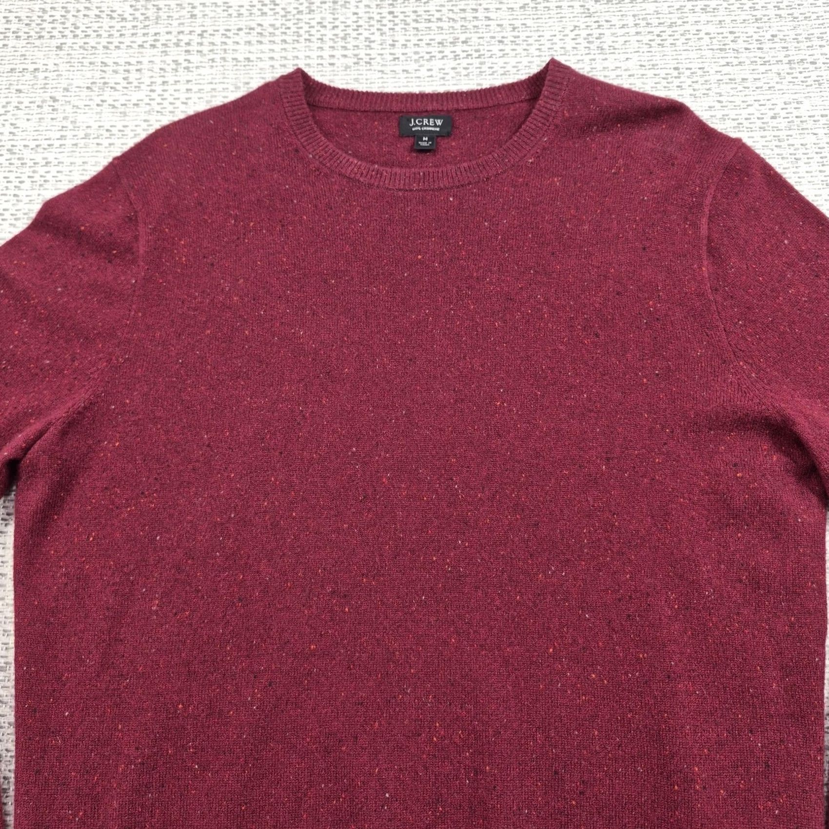 J.Crew J.Crew Sweater Mens Medium Red 100% Cashmere Crewneck Knit Pullover Size US M / EU 48-50 / 2 - 4 Thumbnail