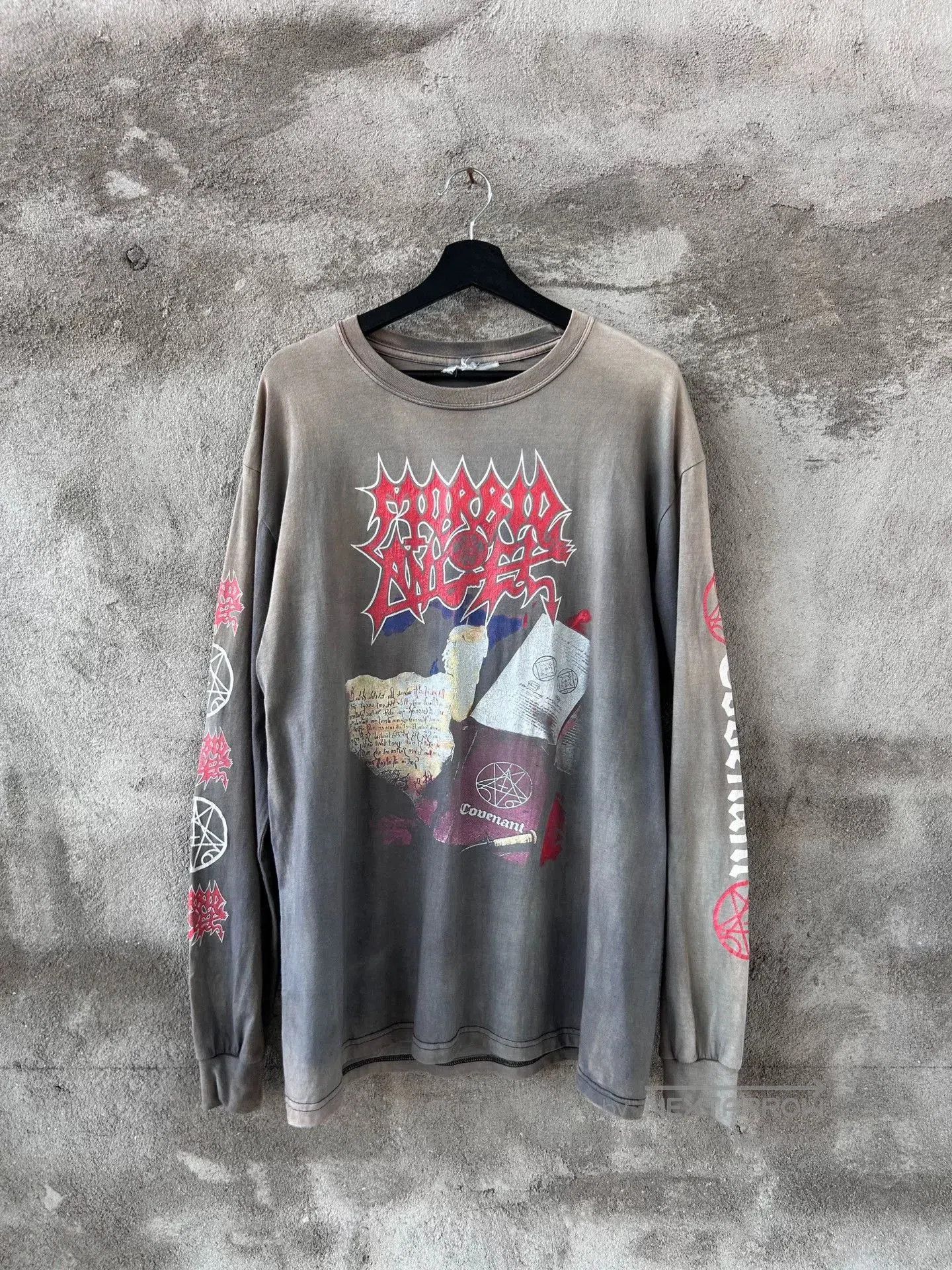 Vintage Vintage 90s Morbid Angel Long Sleeve Tee. Size US M / EU 48-50 / 2 - 3 Thumbnail