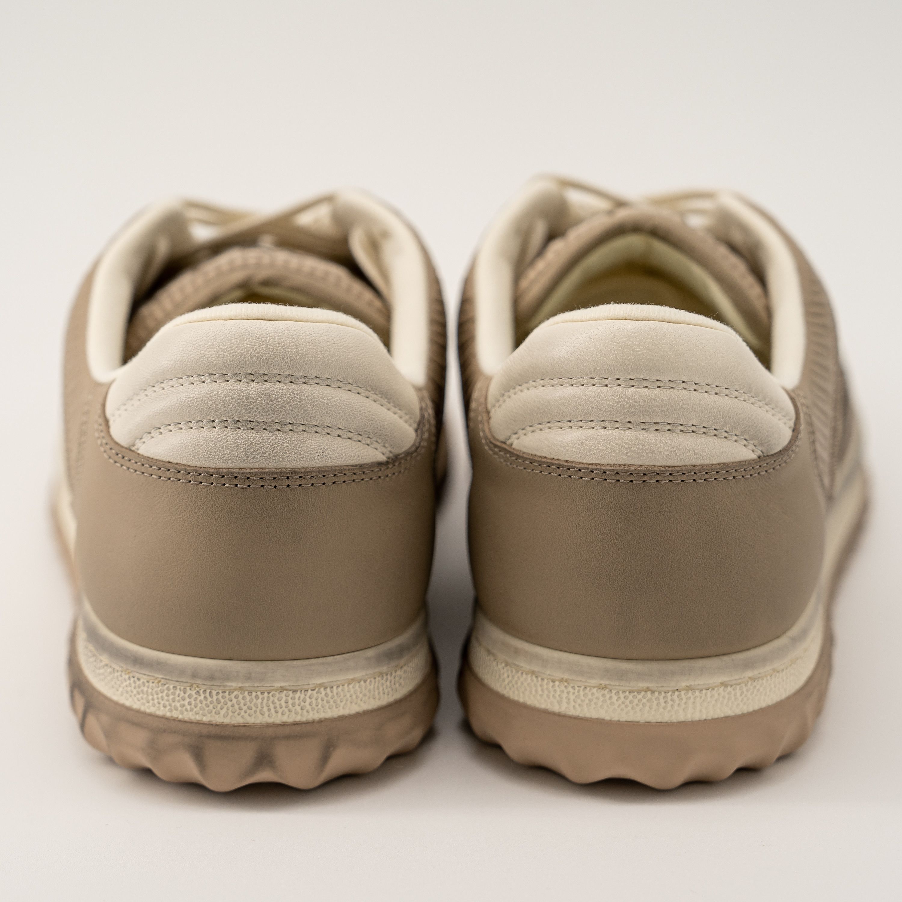 Gucci 12G Gucci MAC80 Beige White Leather Sneakers Distressed Size US 12.5 / EU 45-46 - 5 Thumbnail