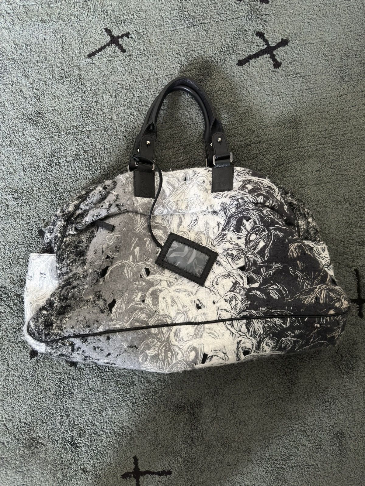 Raf Simons Raf Simons Aw08 Phoenix full duffle bag red edition