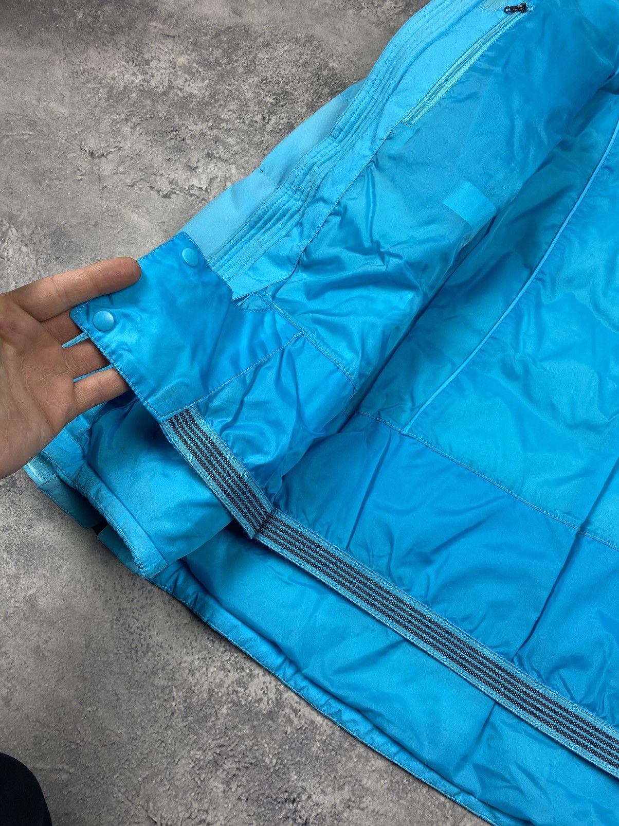 The North Face The North Face 550 Puffer Jacket Blue Fill Hooded Snow Ski Size M / US 6-8 / IT 42-44 - 15 Thumbnail
