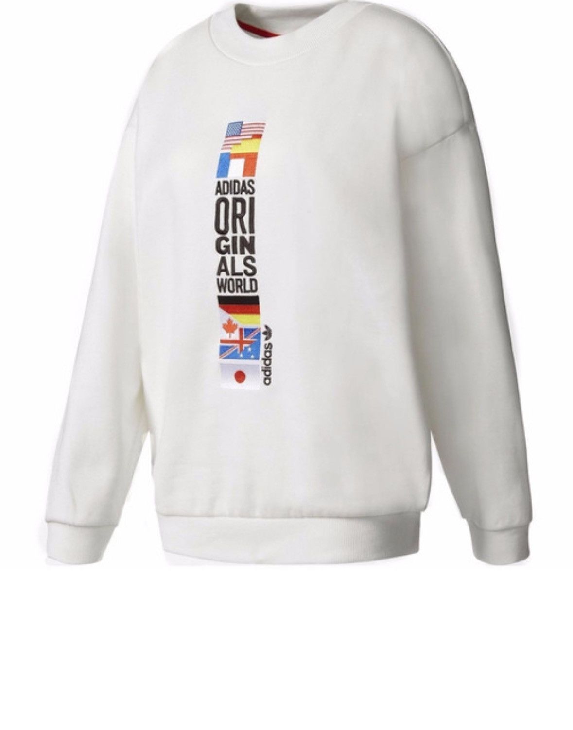 Adidas × Jeremy Scott ADIDAS Originals Archive Country Series Big Logo Sweatshirt Pullover Jumper 12 Size M / US 6-8 / IT 42-44 - 3 Thumbnail