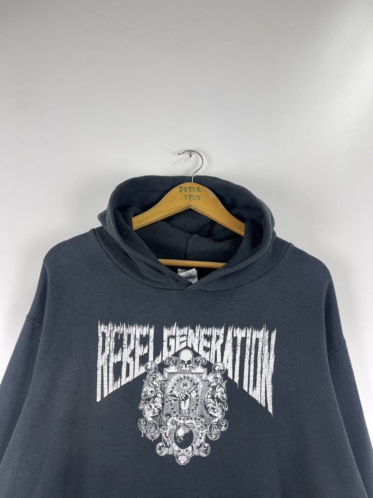 Japanese Brand × Vintage Vintage Rebel Generation Hoddies Size US L / EU 52-54 / 3 - 6 Thumbnail