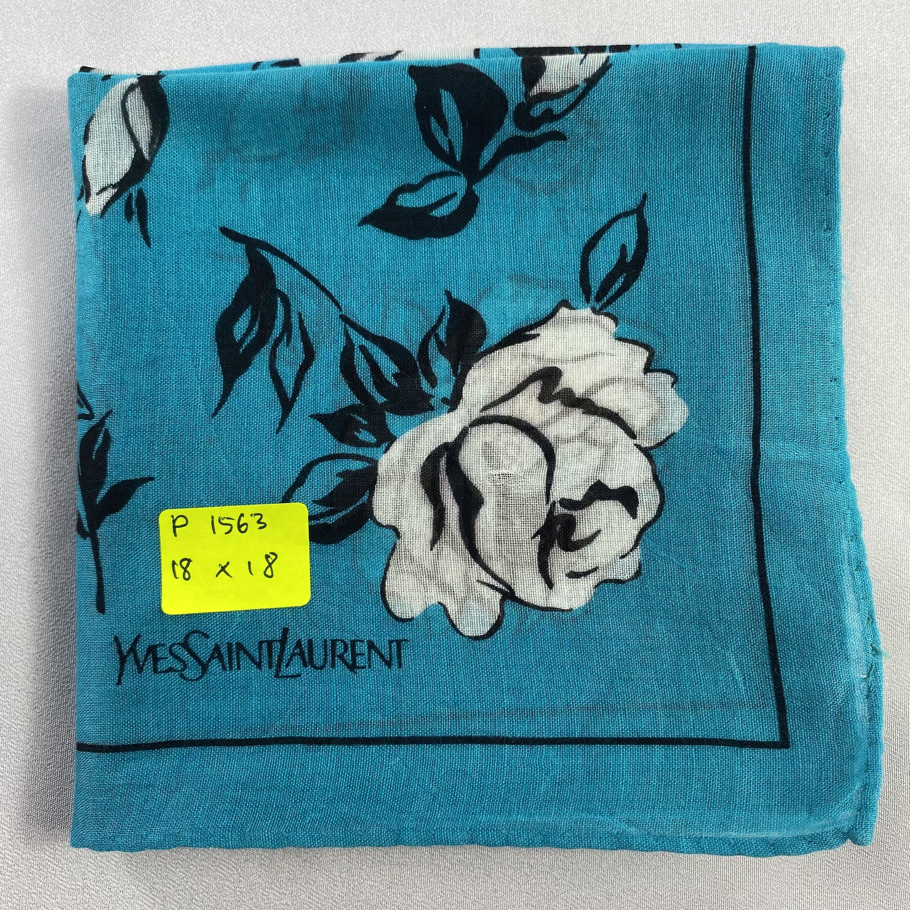 Vintage Yves Saint Laurent Handkerchief / Neckerchief-P1563 Size ONE SIZE - 5 Thumbnail